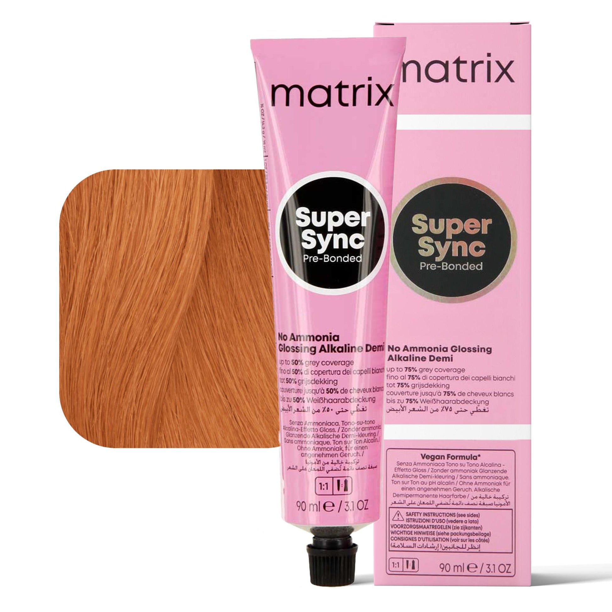 Matrix Super Sync Tono su Tono Tintura 90ml - 8CG