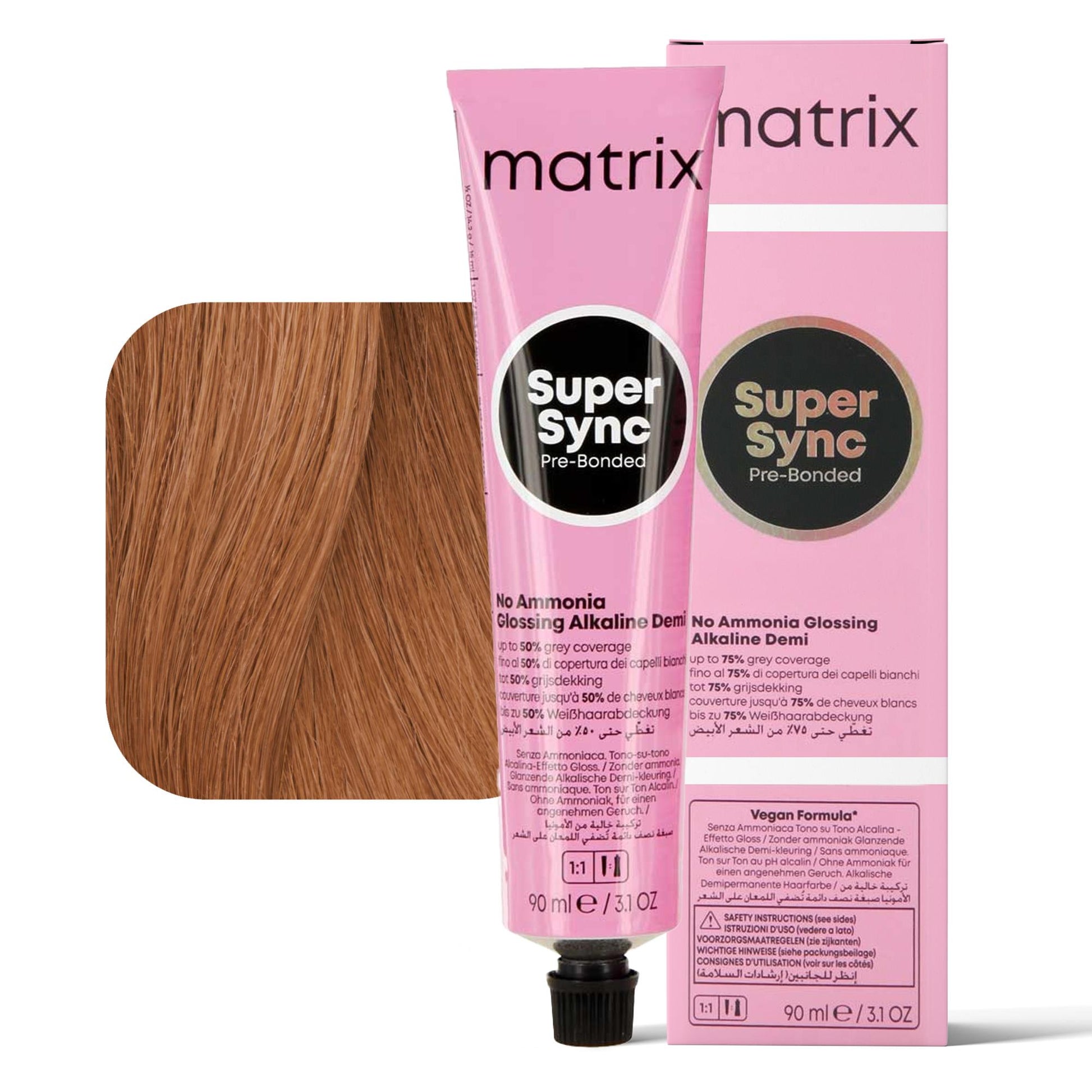 Matrix Super Sync Tono su Tono Tintura 90ml - 8BC