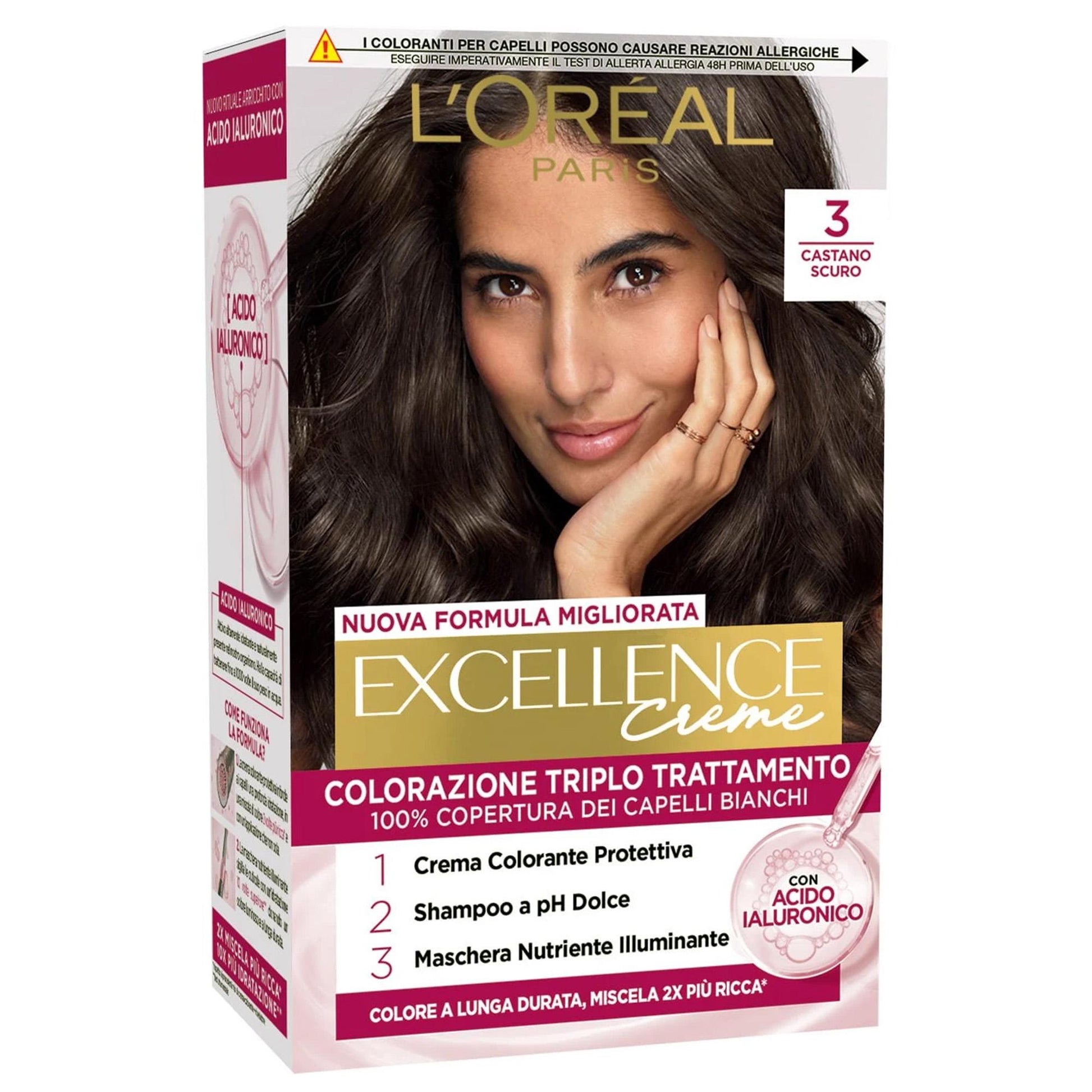 Loreal Excellence Creme - 3 Castano Scuro