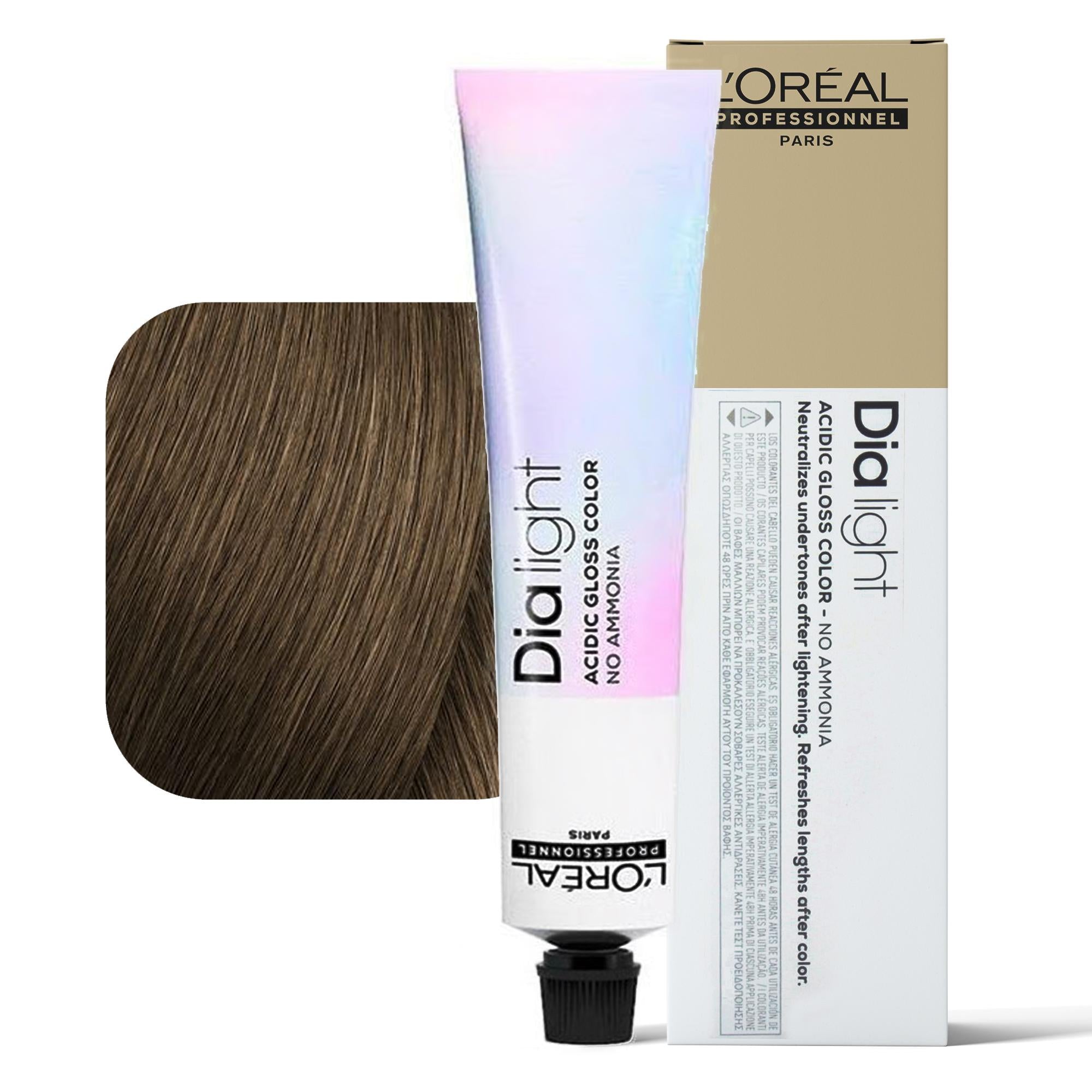 Loreal Dialight Tintura per Capelli - 7.8