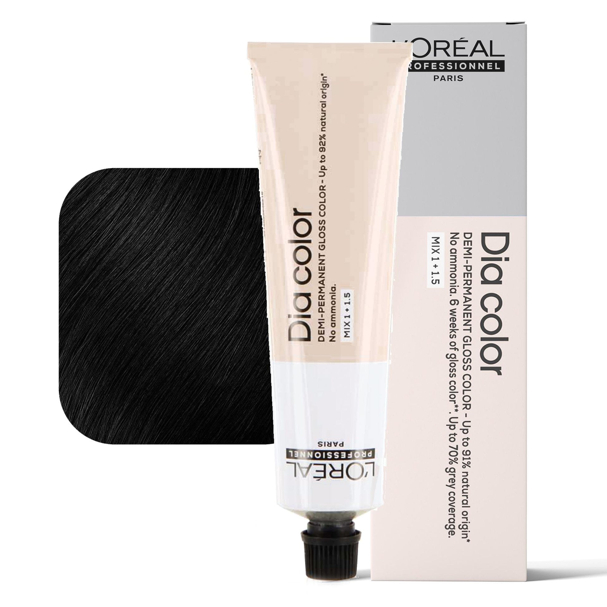 Loreal Dia Color Tintura per Capelli Gloss Demi-Permanente - 1