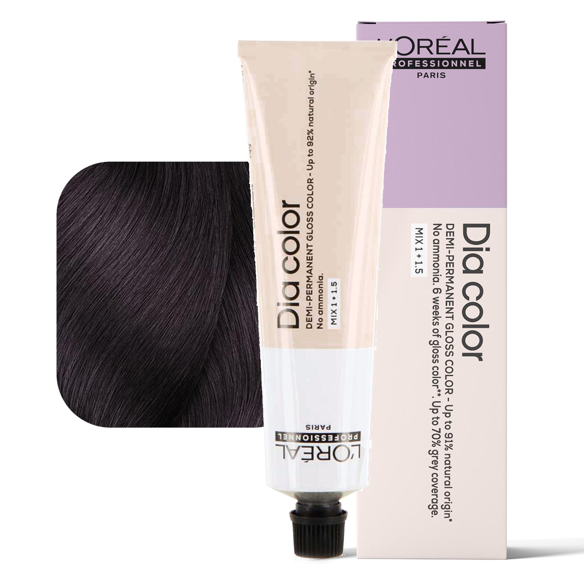 Loreal Dia Color Tintura per Capelli Gloss Demi-Permanente - 4.20
