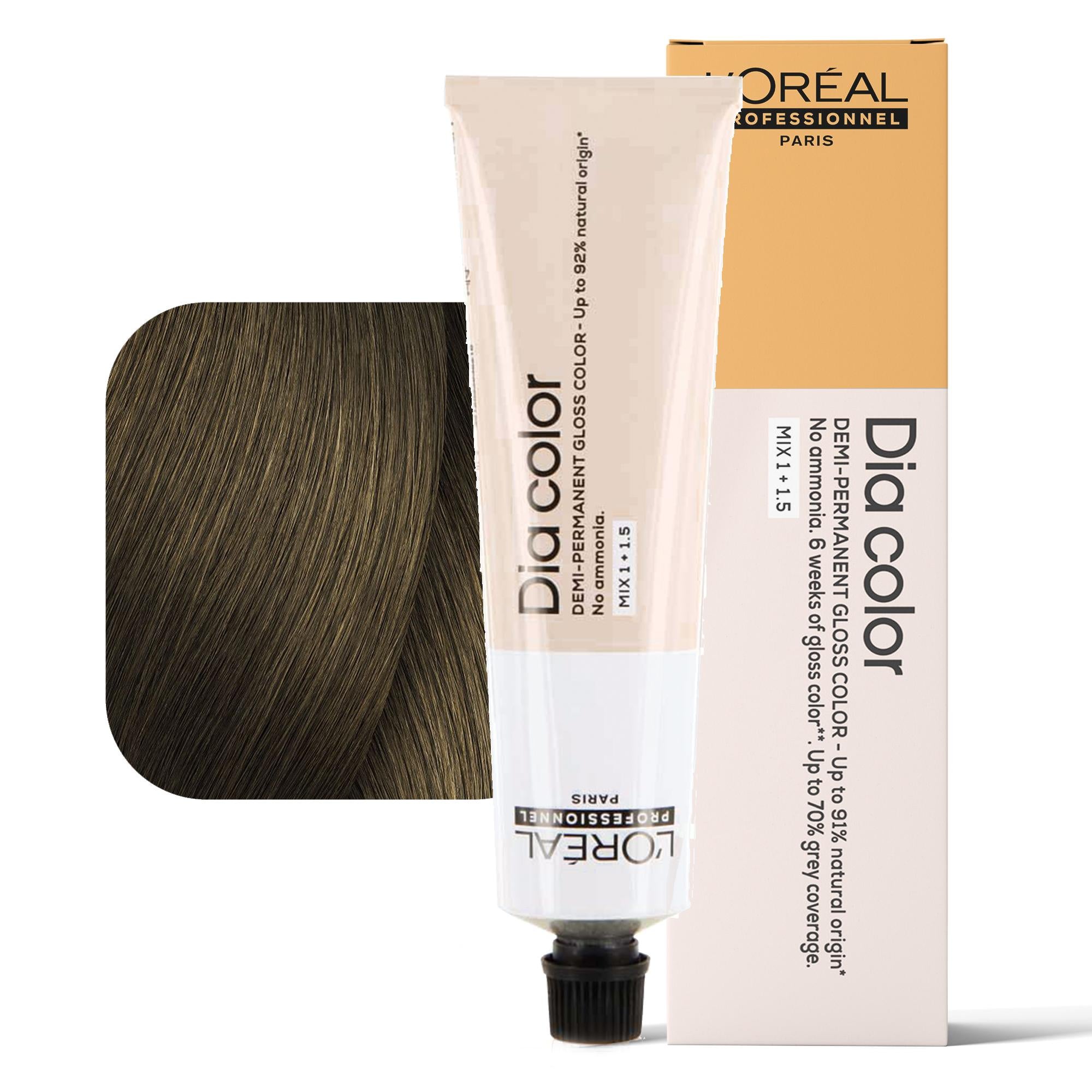 Loreal Dia Color Tintura per Capelli Gloss Demi-Permanente - 6.3