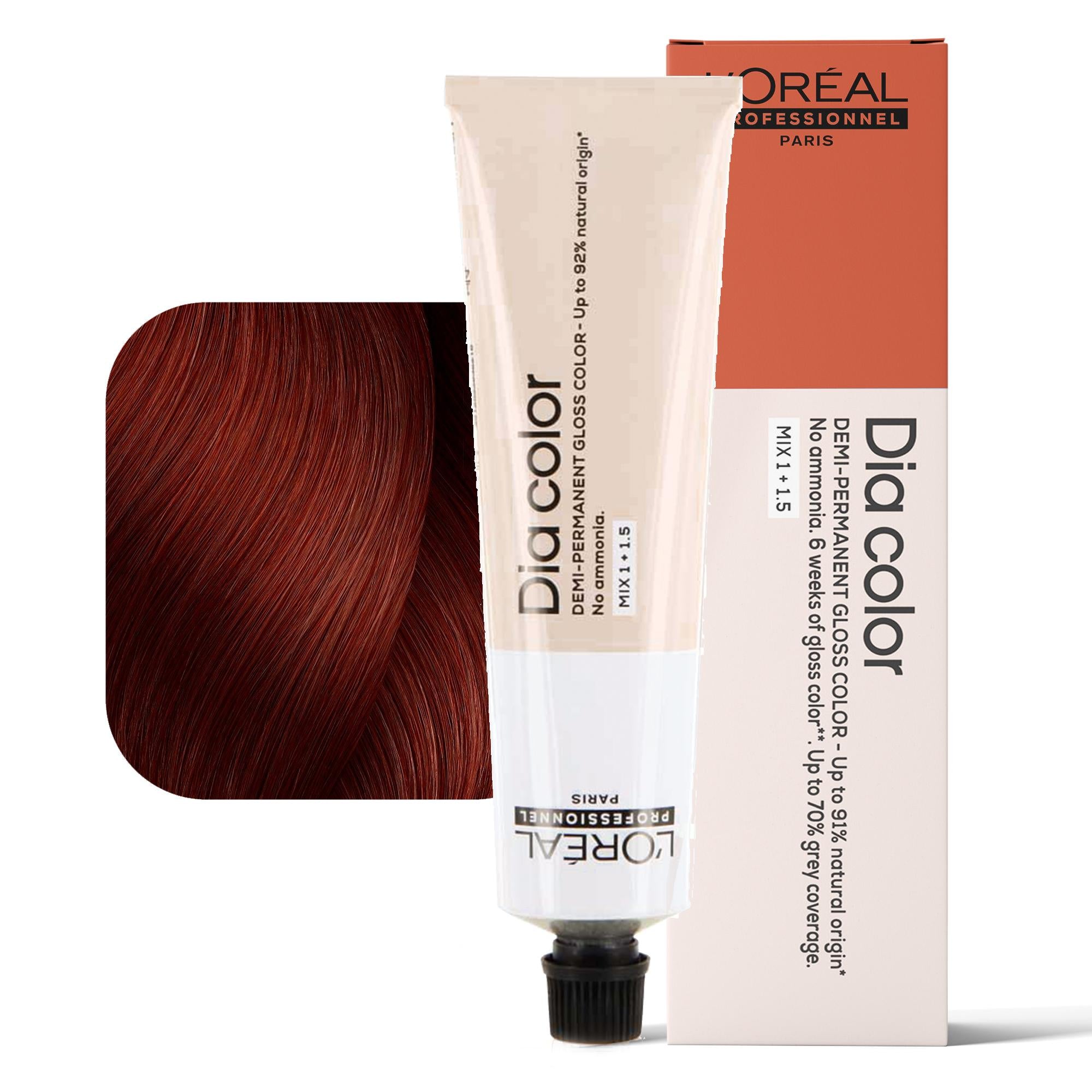 Loreal Dia Color Tintura per Capelli Gloss Demi-Permanente - 6.60