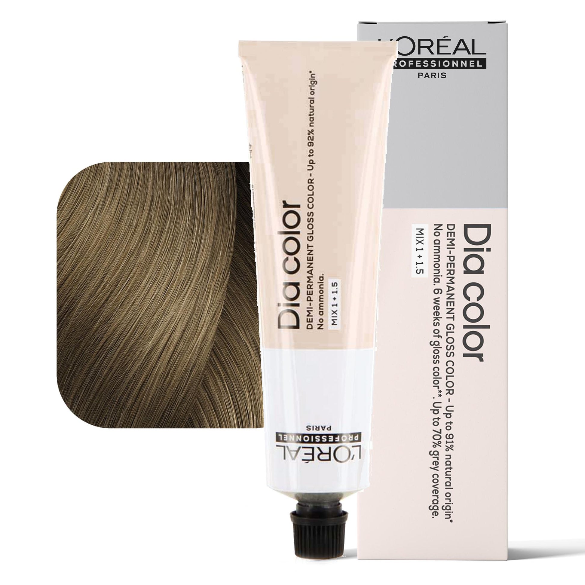 Loreal Dia Color Tintura per Capelli Gloss Demi-Permanente - 8