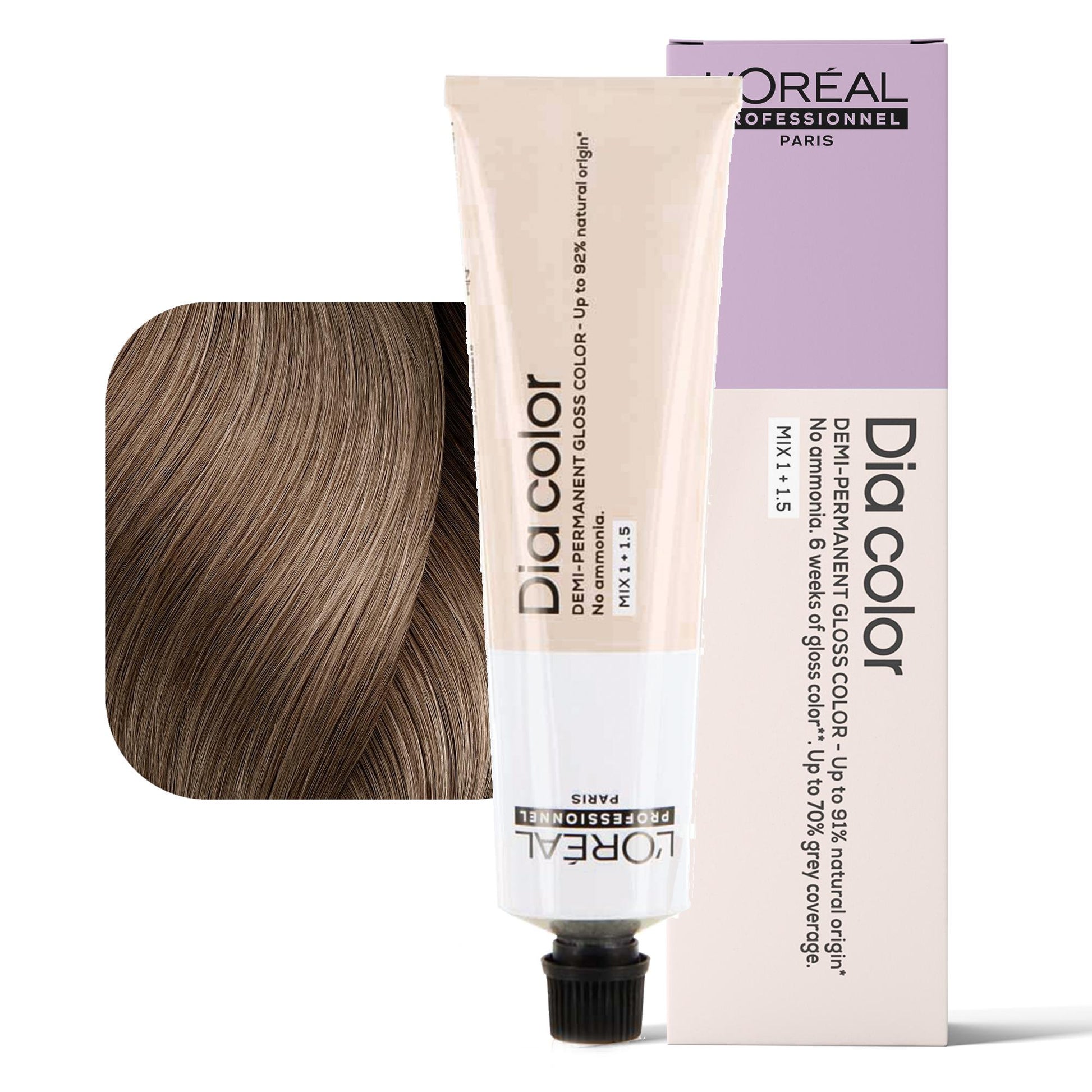 Loreal Dia Color Tintura per Capelli Gloss Demi-Permanente - 8.2
