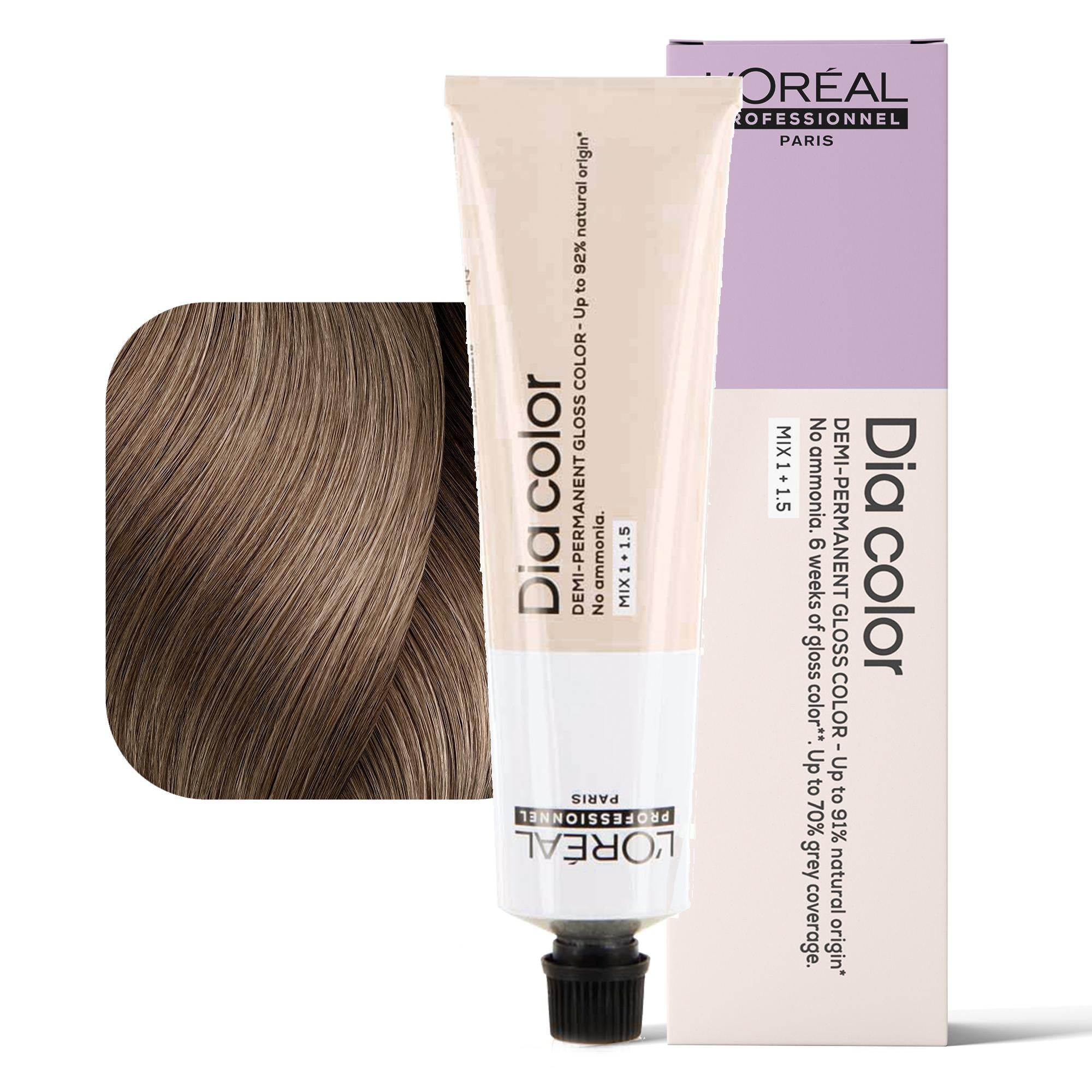Loreal Dia Color Tintura per Capelli Gloss Demi-Permanente - 8.2
