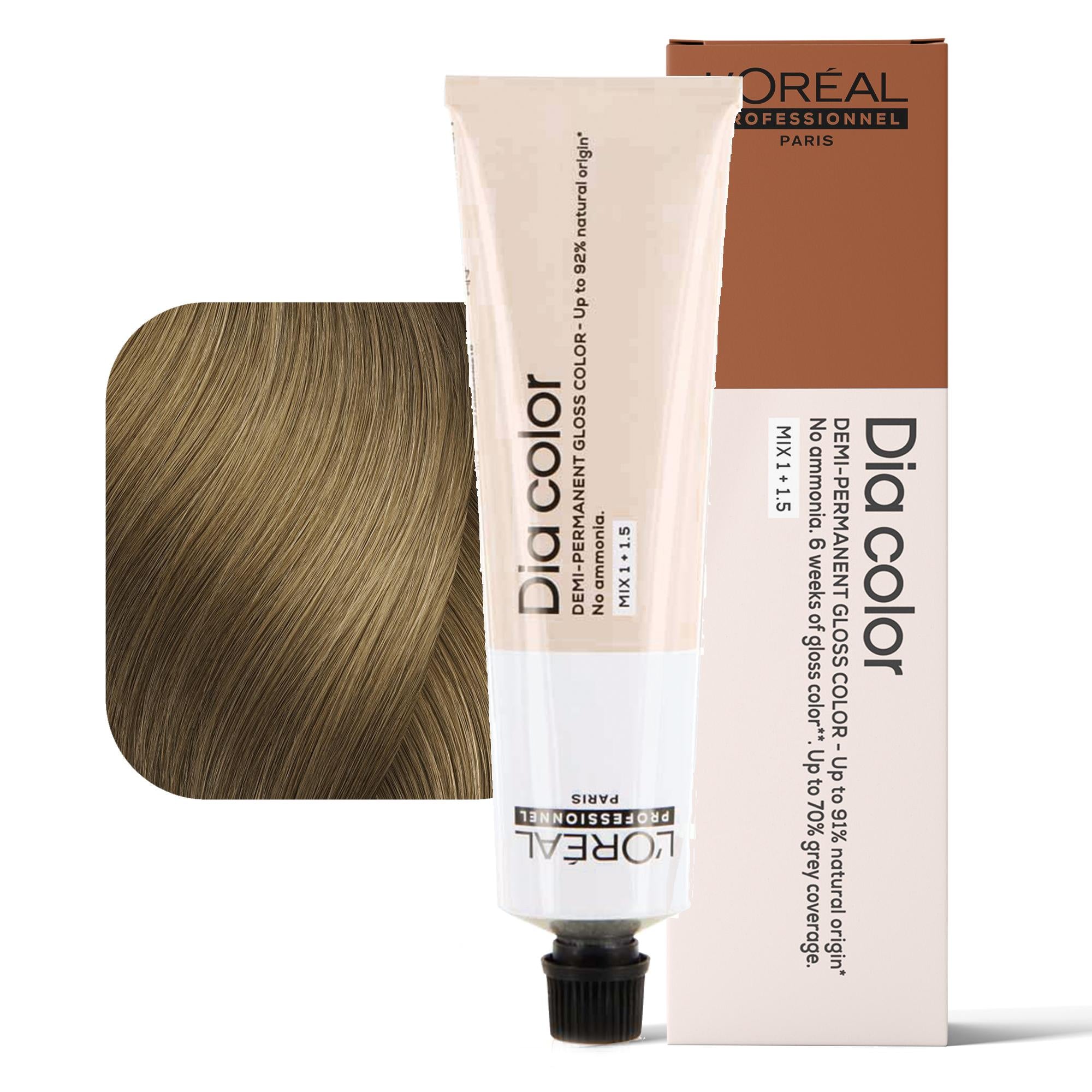Loreal Dia Color Tintura per Capelli Gloss Demi-Permanente - 8.31