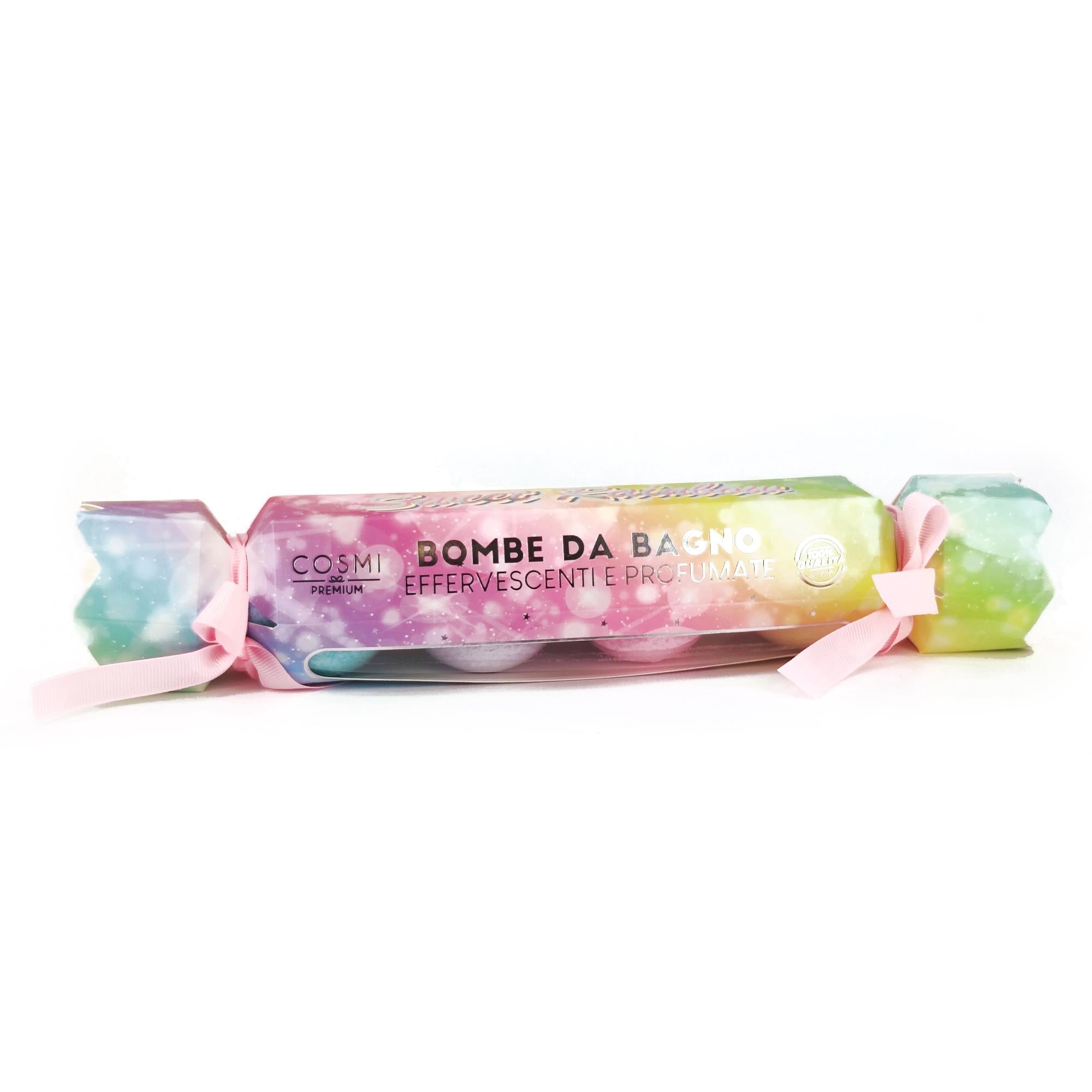 Cosmi Sweet Rainbow Bombe da Bagno - 4x100gr