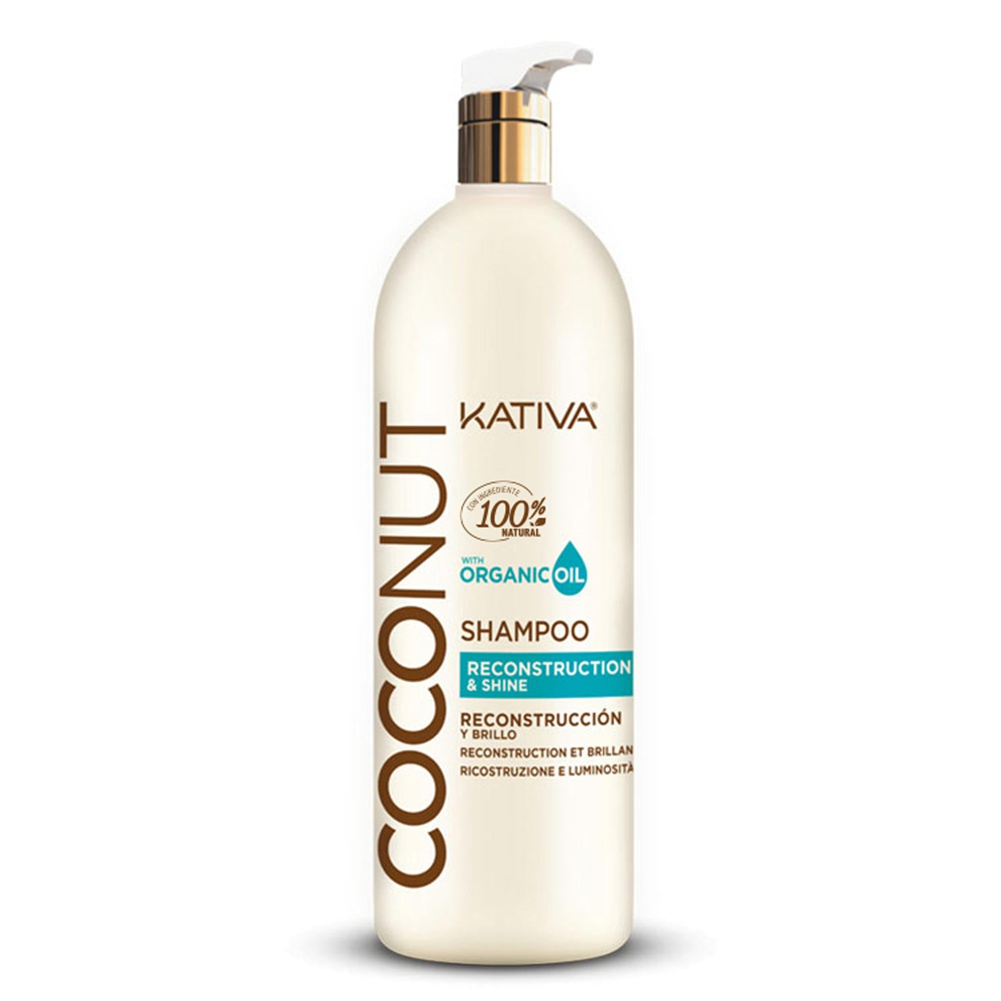 Kativa Coconut Shampoo Reconstruction Shine - 1000ml