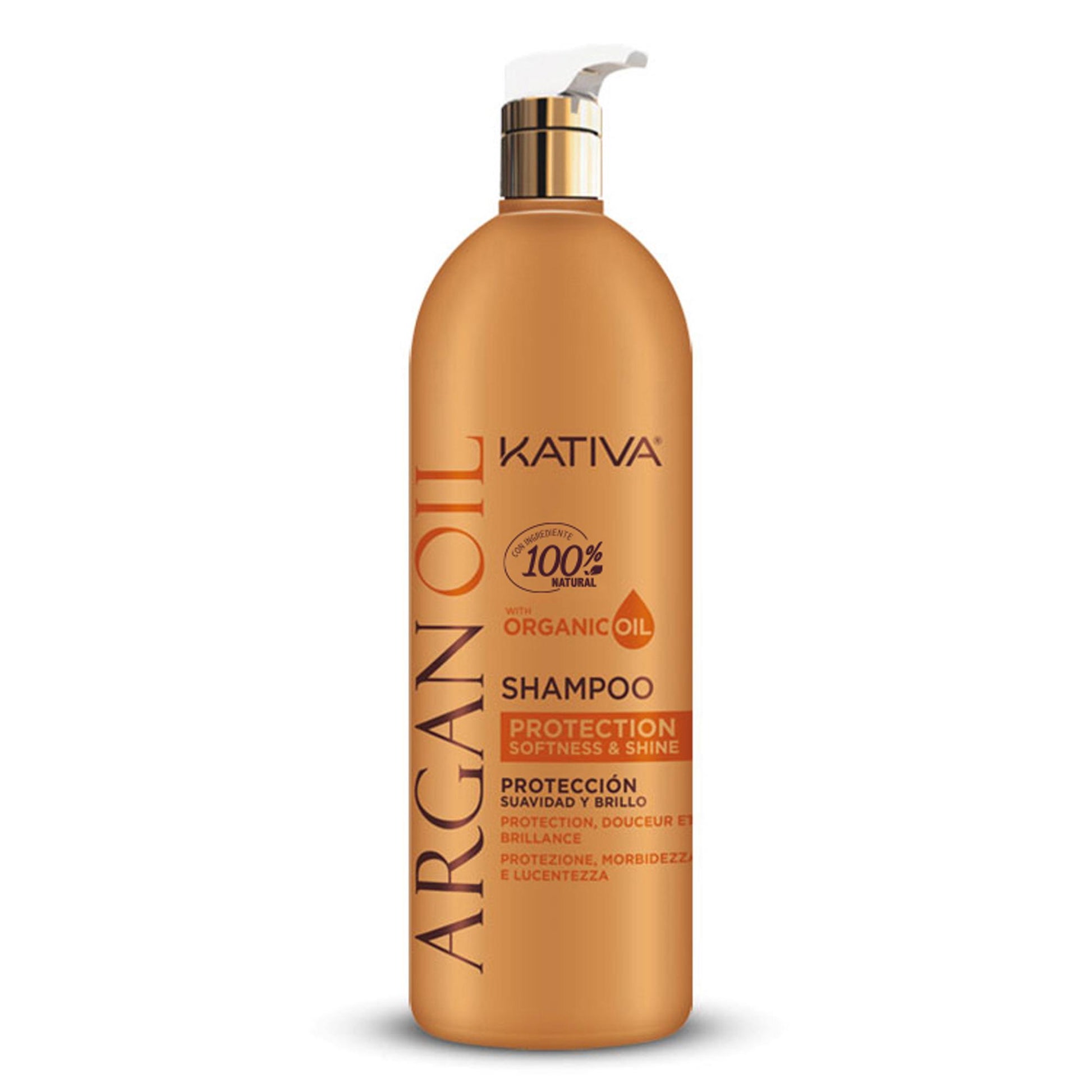 Kativa Argan Oil Shampoo Protection Shine - 1000ml