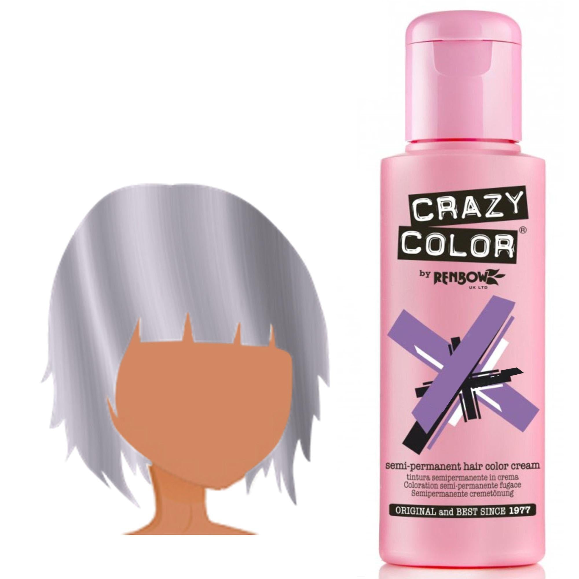 Crazy Color Tintura per Capelli Semipermanente - 028 Platinum