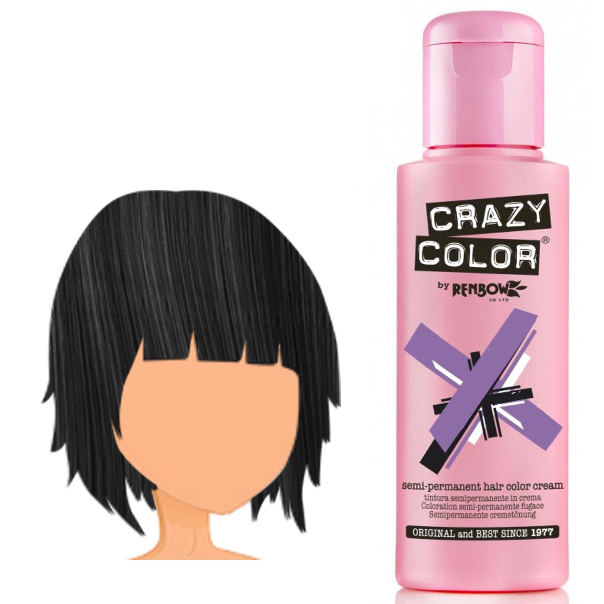 Crazy Color Tintura per Capelli Semipermanente - 032 Natural Black