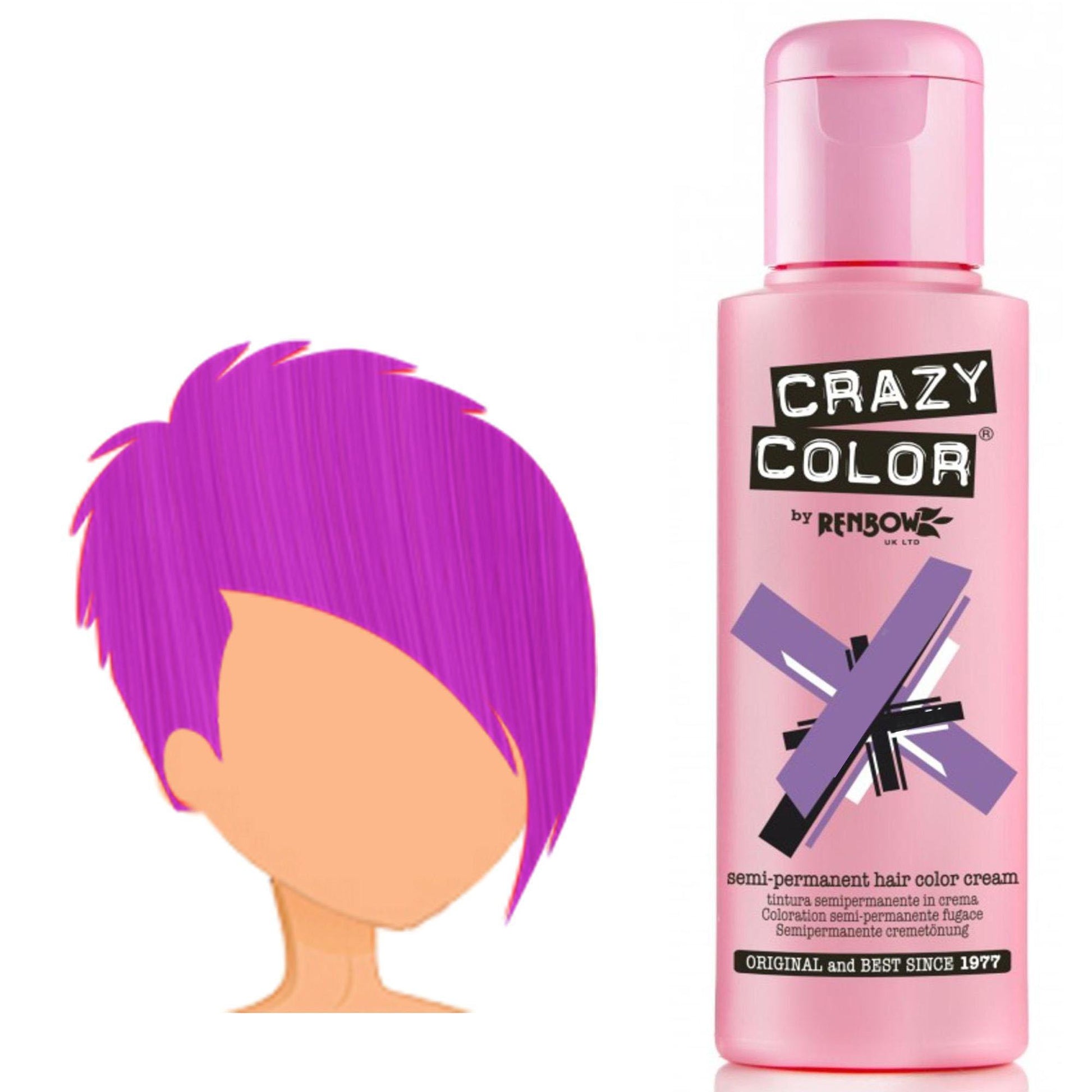 Crazy Color Tintura per Capelli Semipermanente - 041 Cyclamen