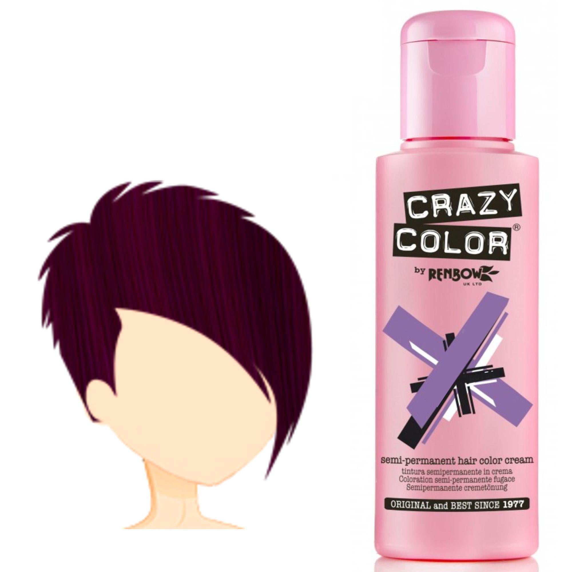 Crazy Color Tintura per Capelli Semipermanente - 051 Bordeaux