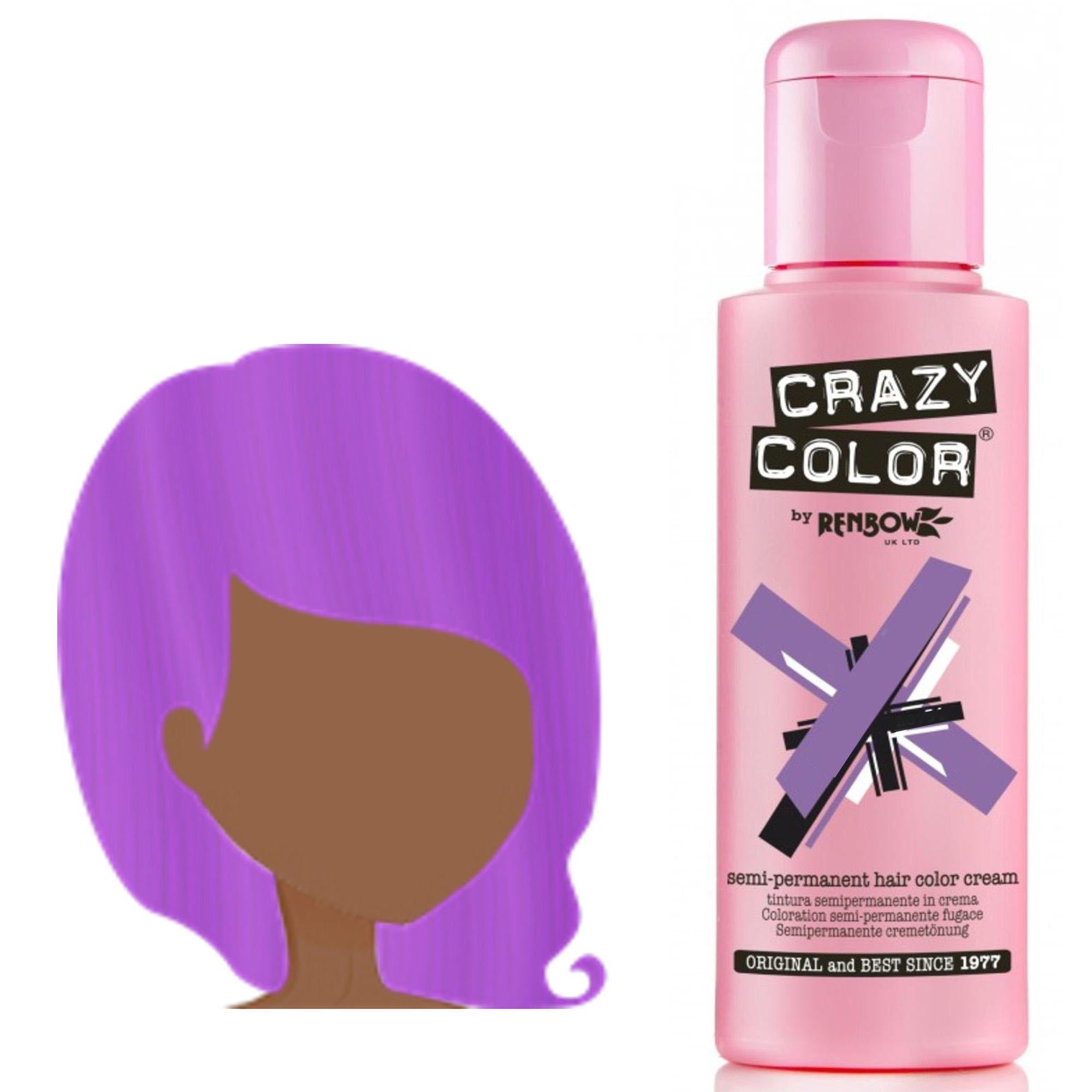 Crazy Color Tintura per Capelli Semipermanente - 054 Lavander