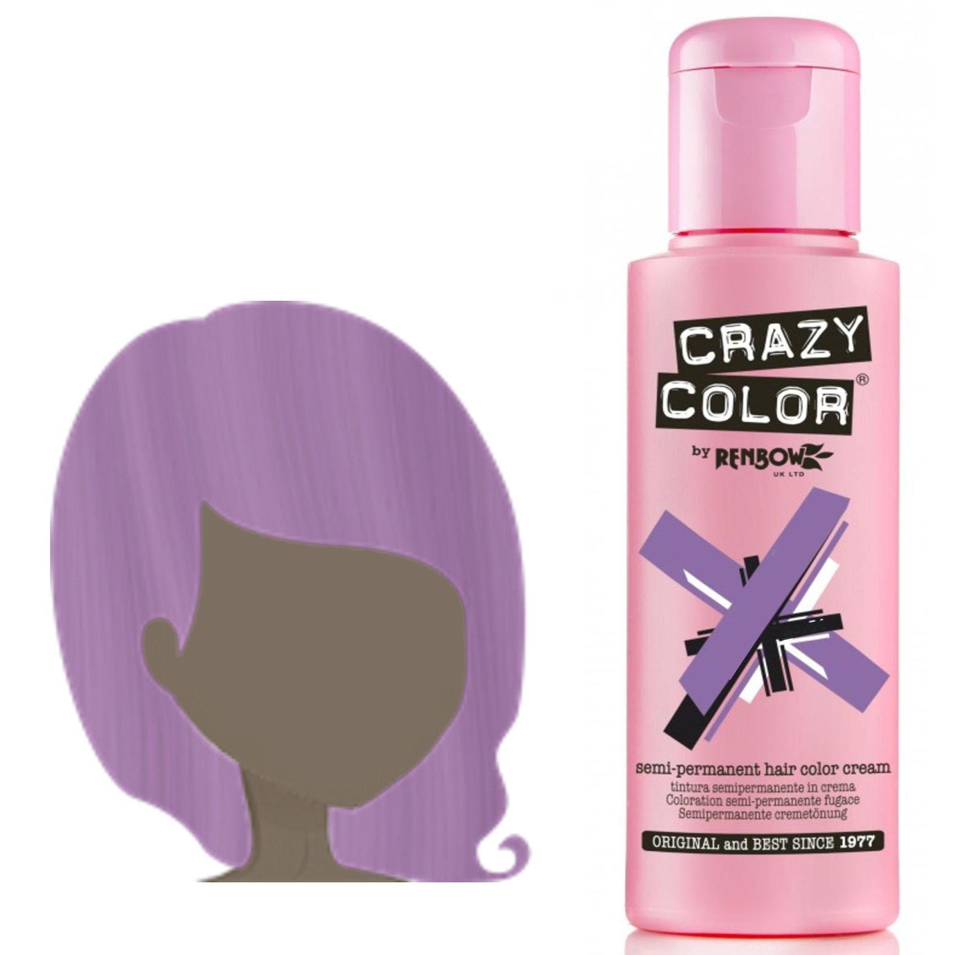 Crazy Color Tintura per Capelli Semipermanente - 055 Lilac