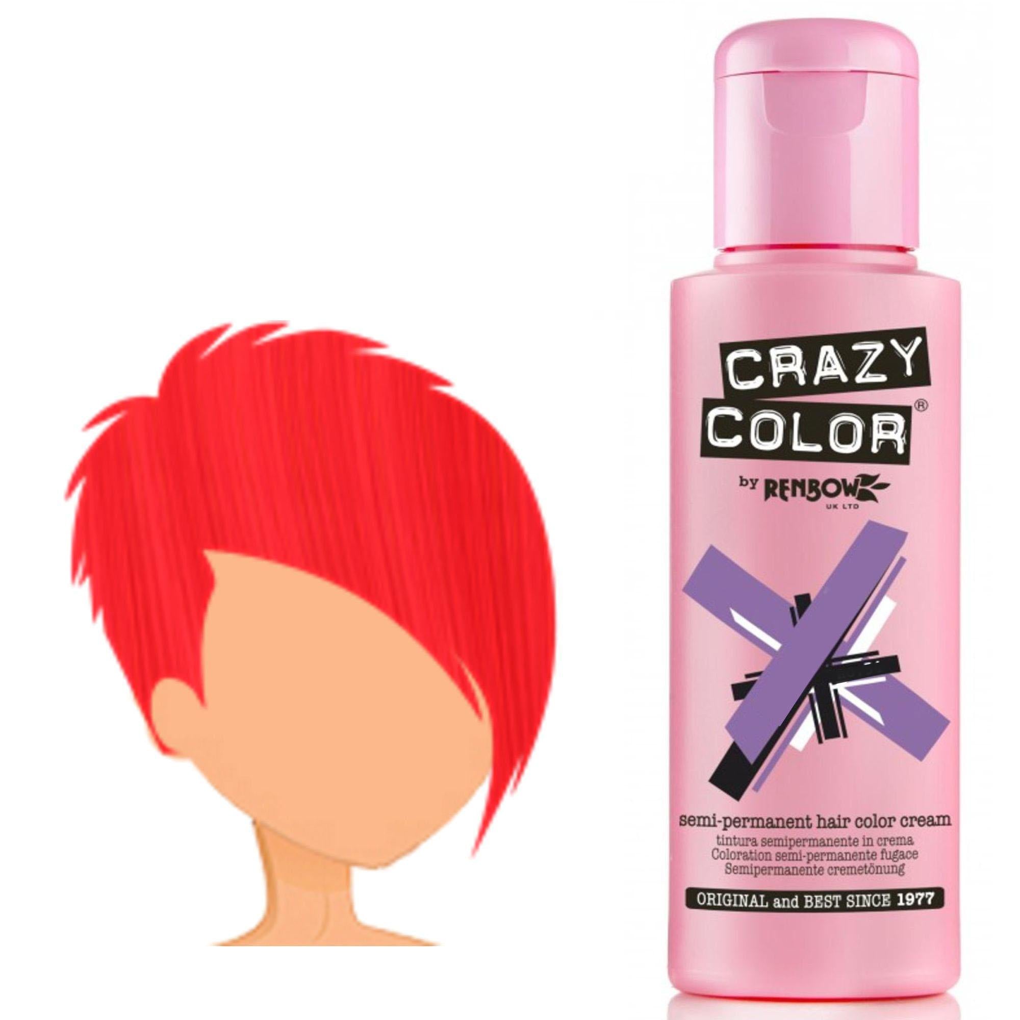 Crazy Color Tintura per Capelli Semipermanente - 056 Fire