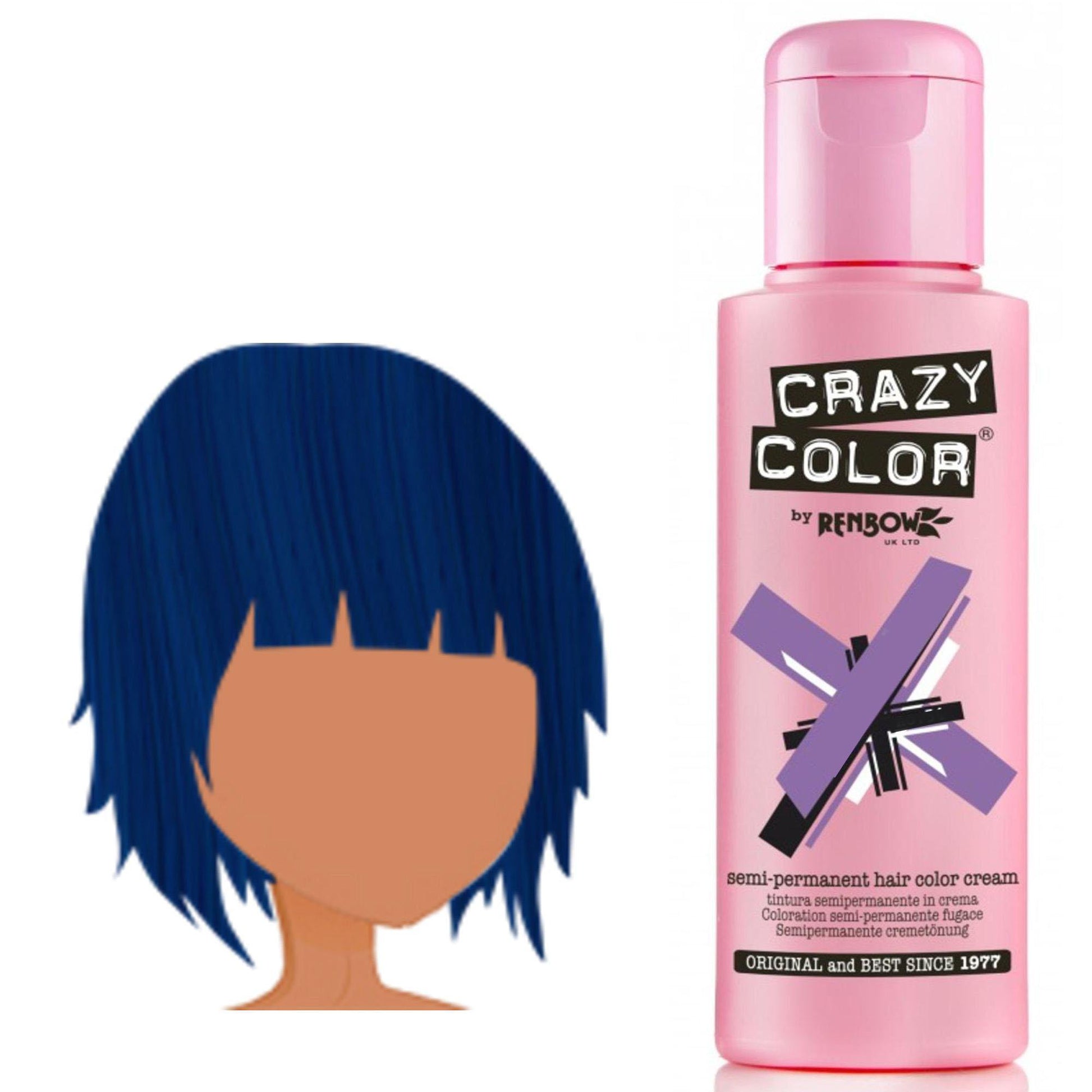 Crazy Color Tintura per Capelli Semipermanente - 059 Sky Blue