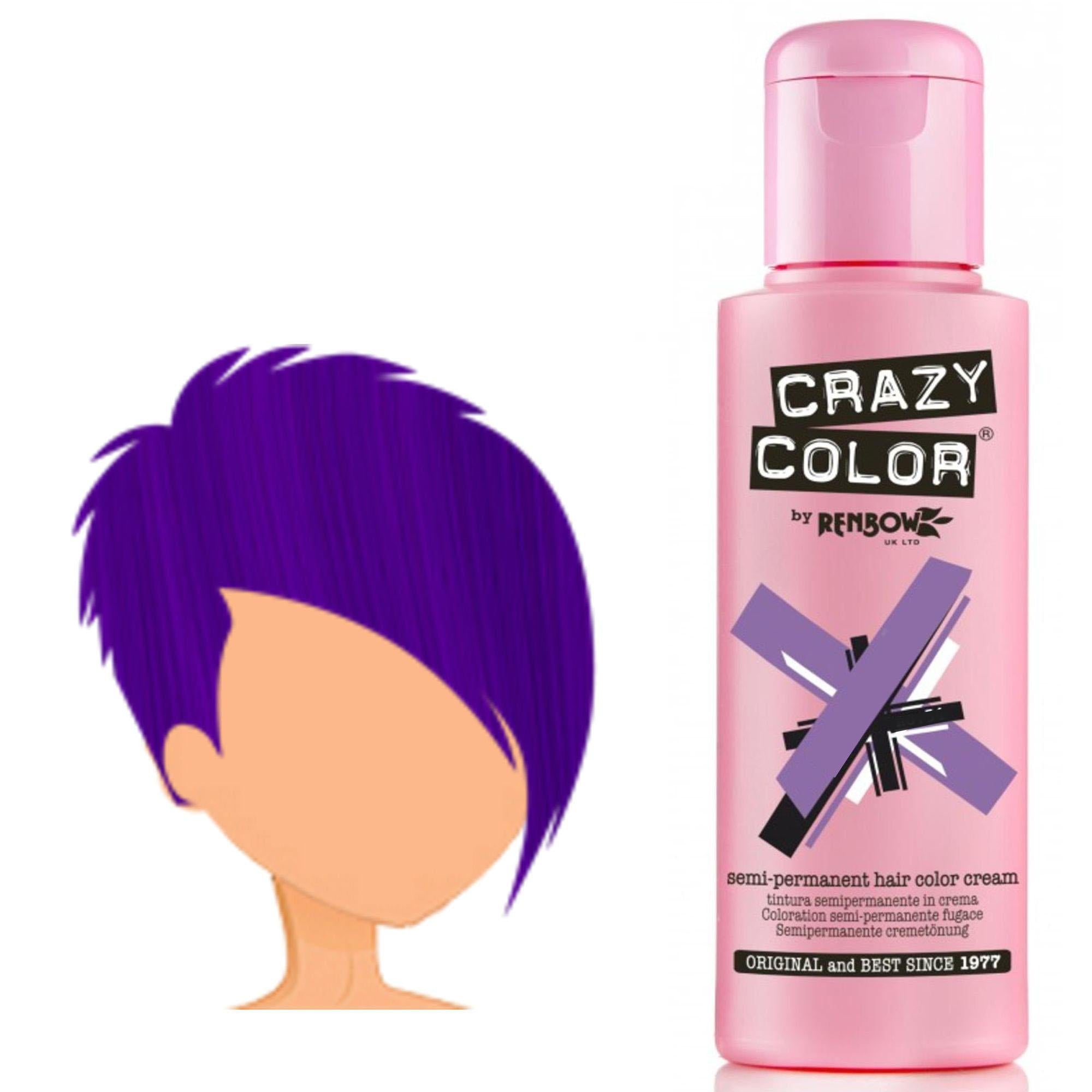 Crazy Color Tintura per Capelli Semipermanente - 062 Hot Purple