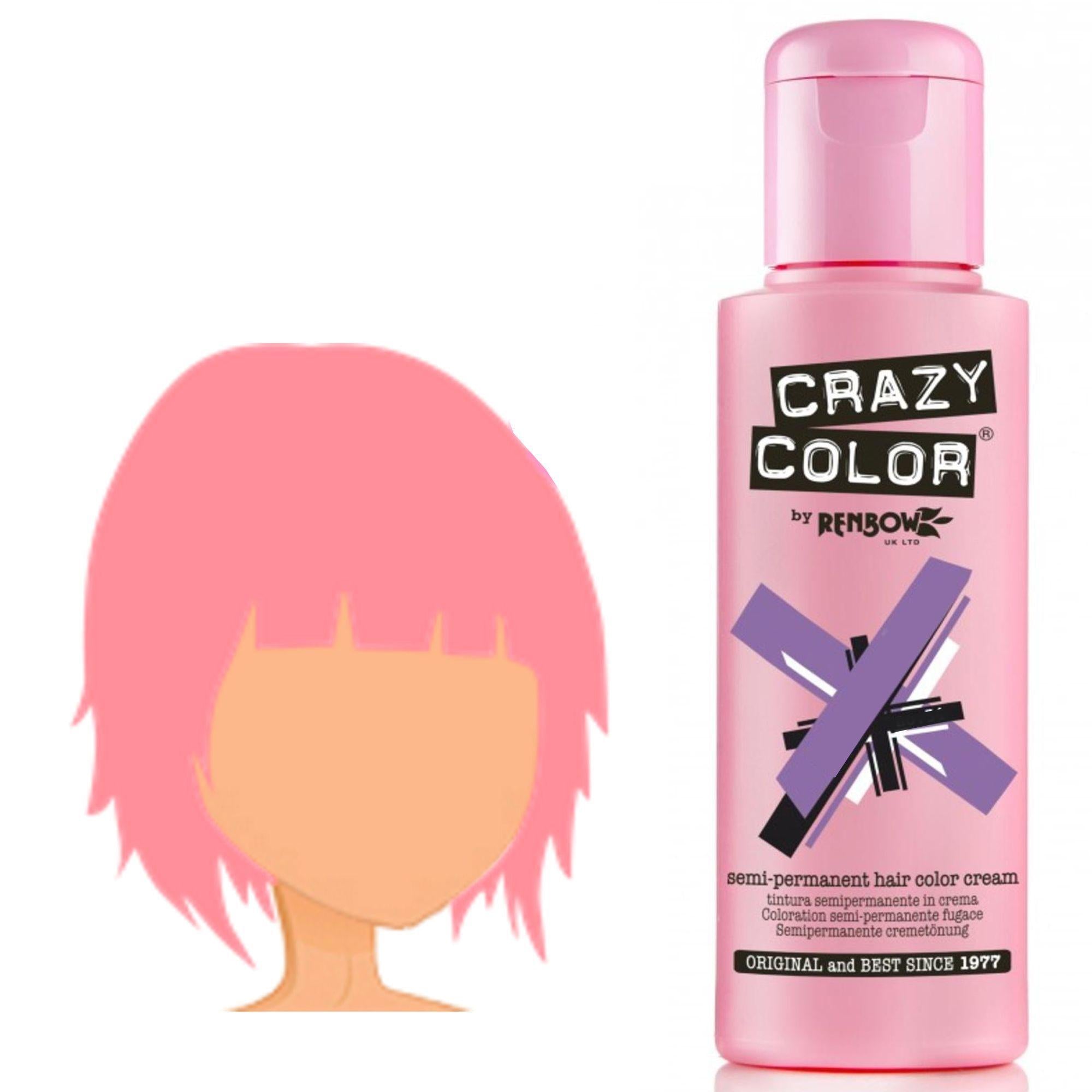 Crazy Color Tintura per Capelli Semipermanente - 070 Peachy Coral
