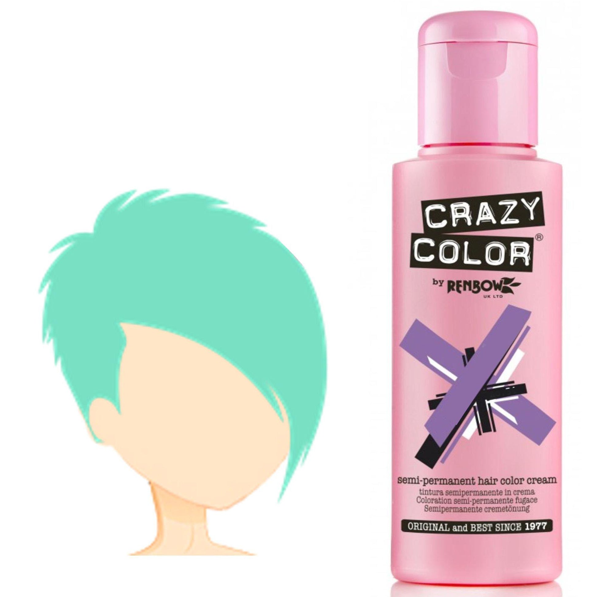 Crazy Color Tintura per Capelli Semipermanente - 071 Peppermint