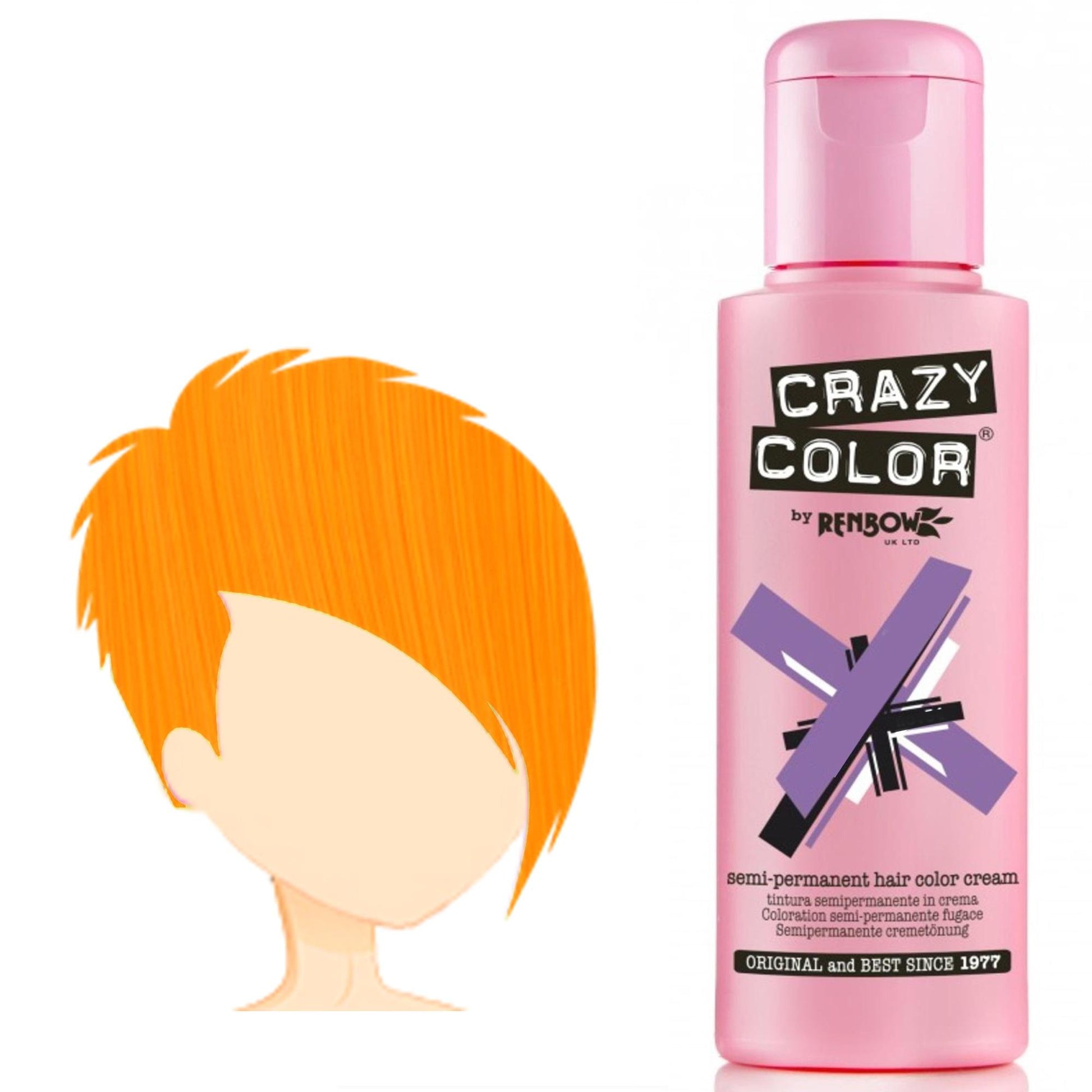 Crazy Color Tintura per Capelli Semipermanente - 076 UV Anarchy
