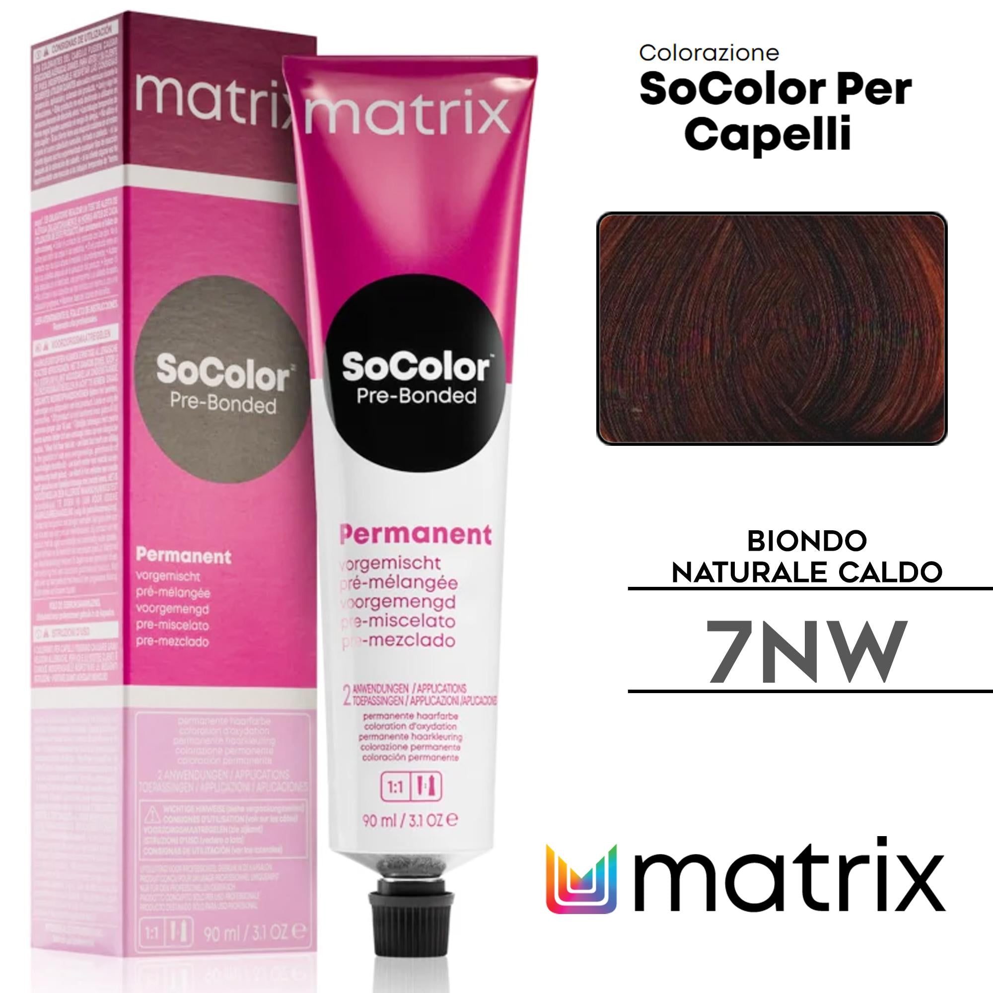Matrix Socolor Pre-Bonded Tintura per Capelli - 7NW