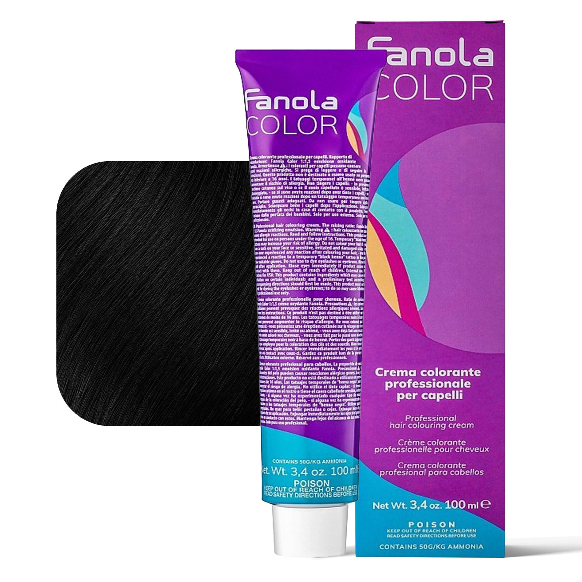 Fanola Color Tintura per Capelli 100ml - 1.0