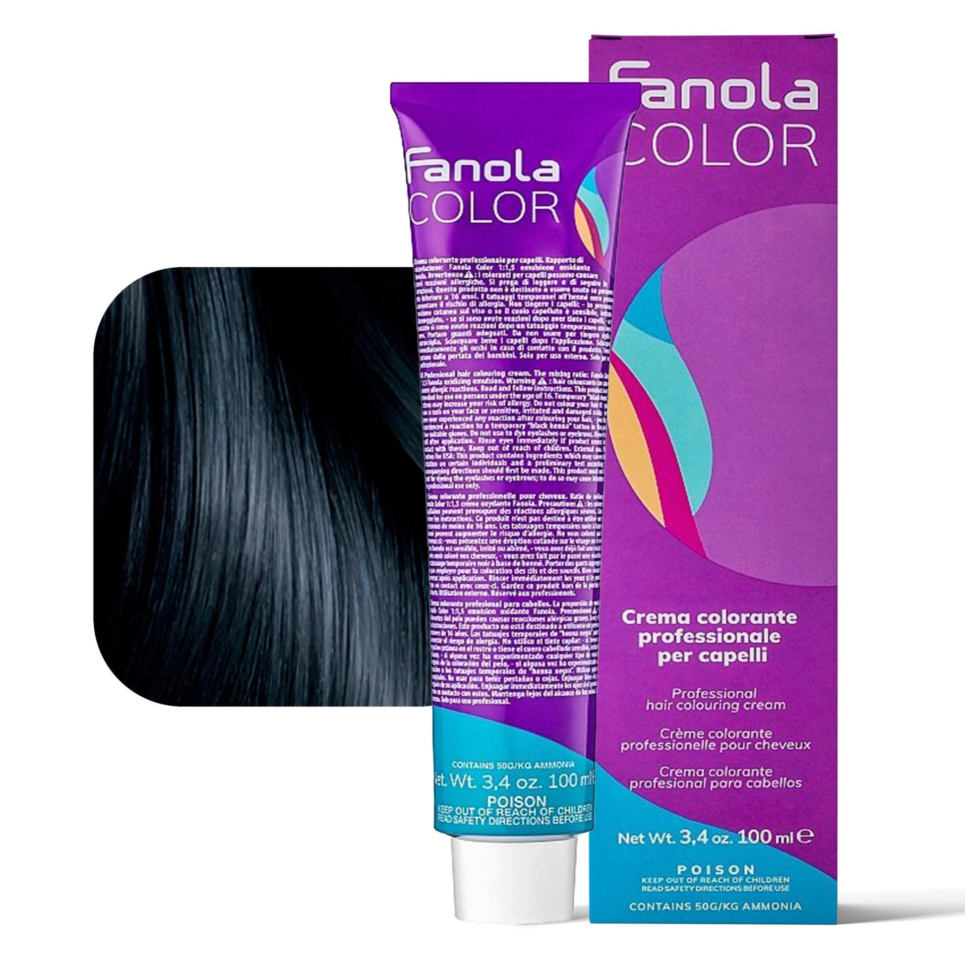Fanola Color Tintura per Capelli 100ml - 1.10