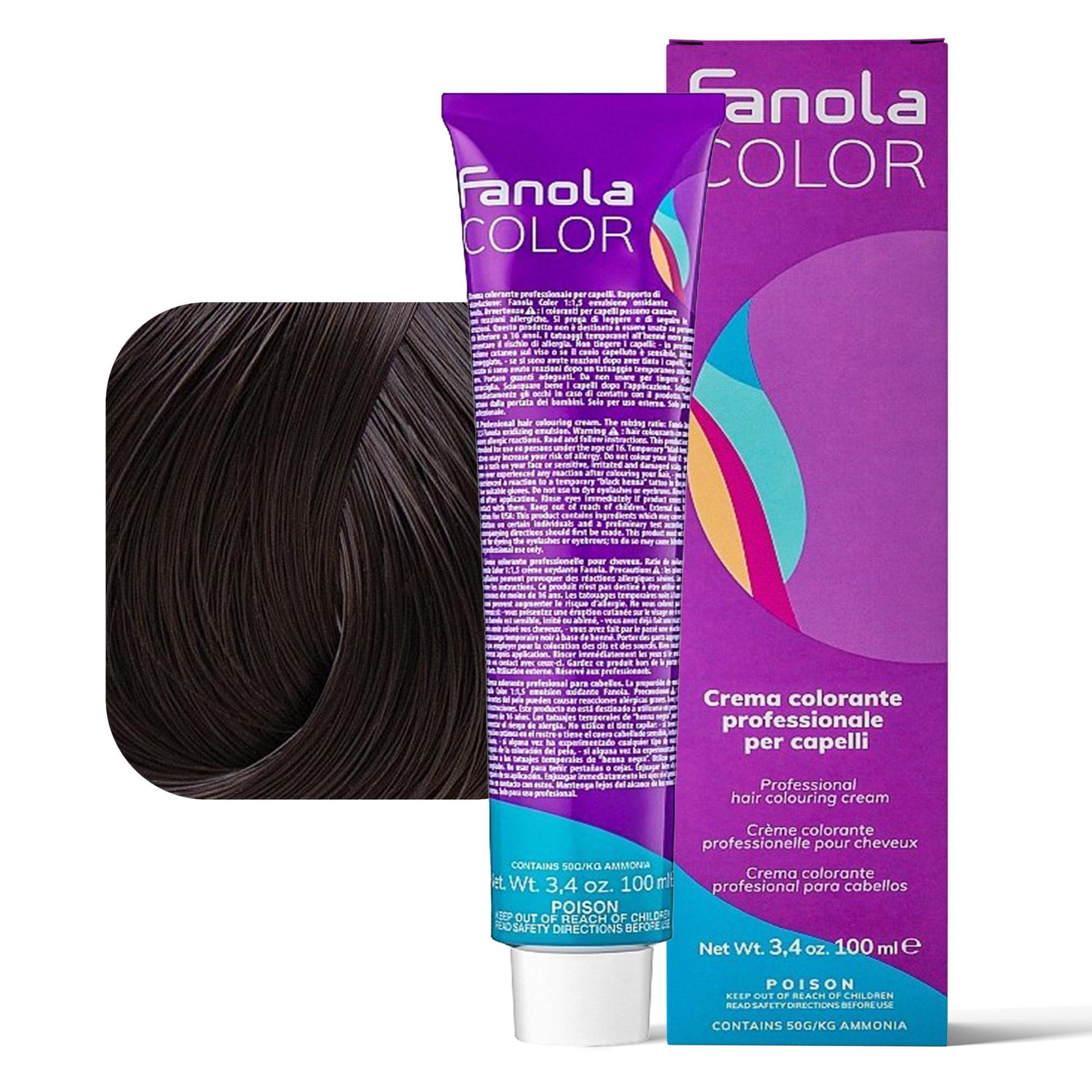 Fanola Color Tintura per Capelli 100ml - 4.5