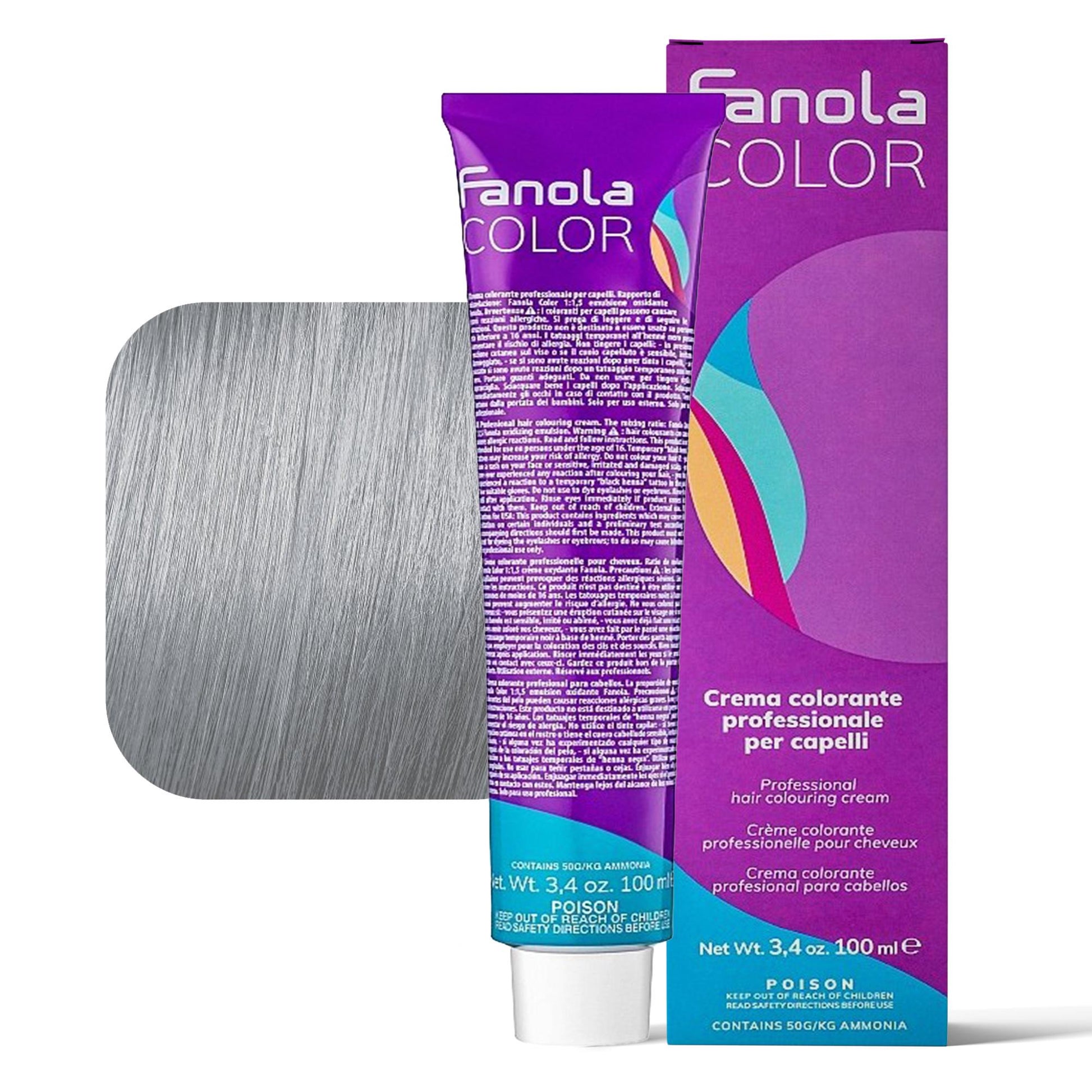 Fanola Color Tintura per Capelli 100ml - Argento