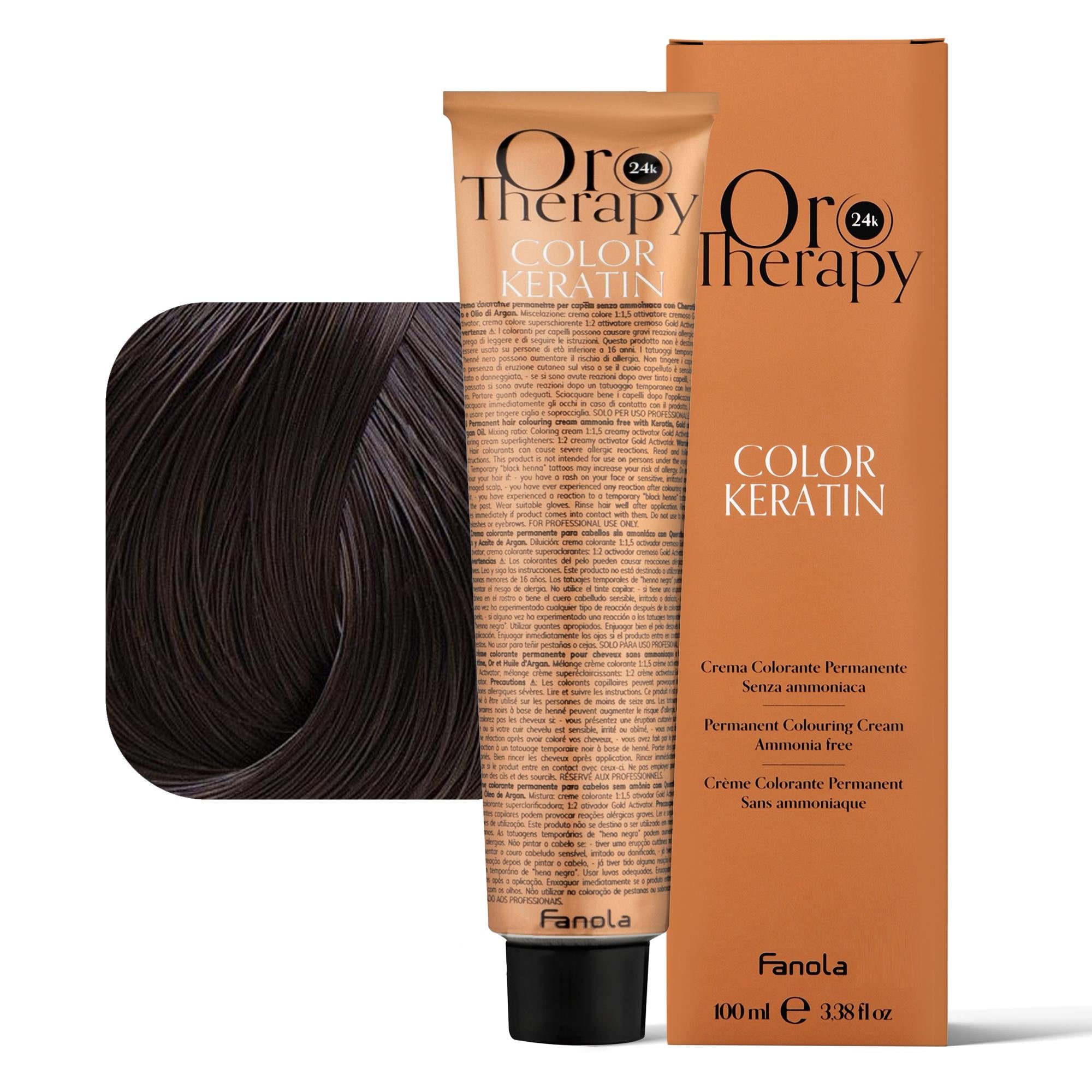 Fanola Oro Therapy Tintura per Capelli - 4.5