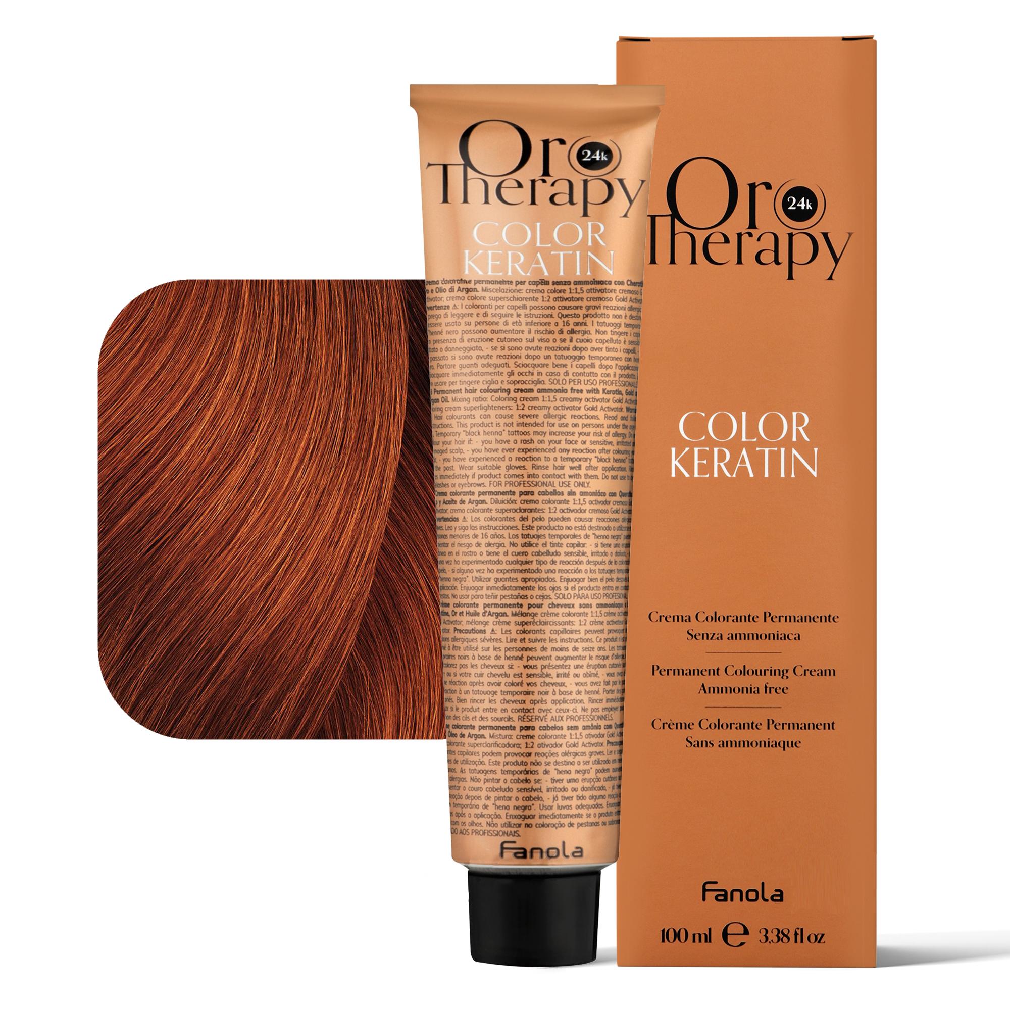 Fanola Oro Therapy Tintura per Capelli - 6.46