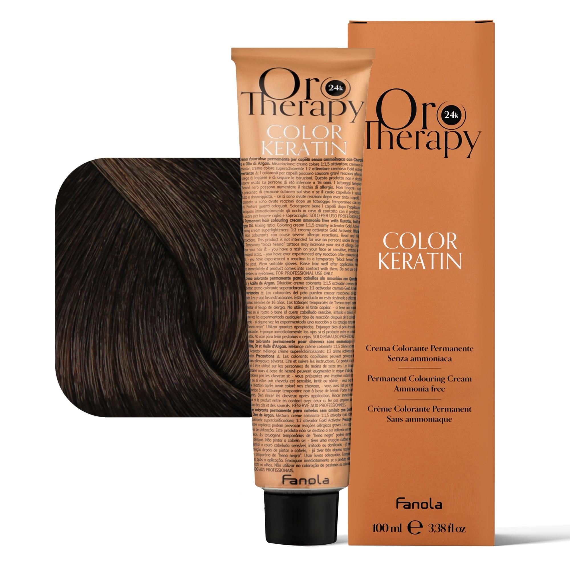 Fanola Oro Therapy Tintura per Capelli - 7.14