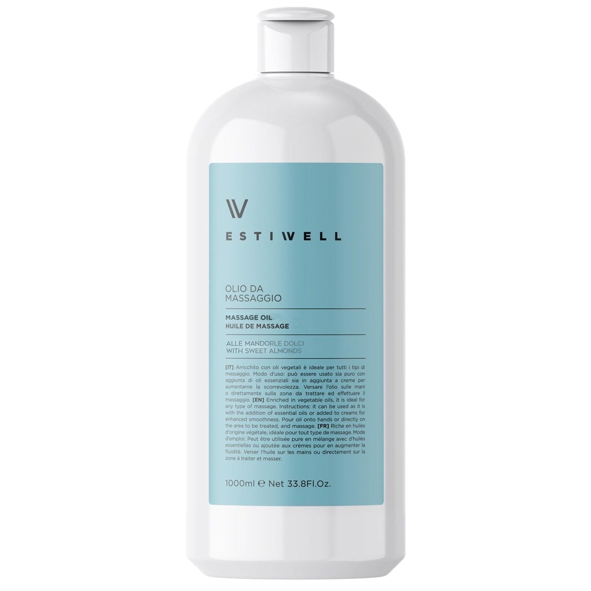Estiwell Olio Massaggio 1000ml - Mandorle Dolci