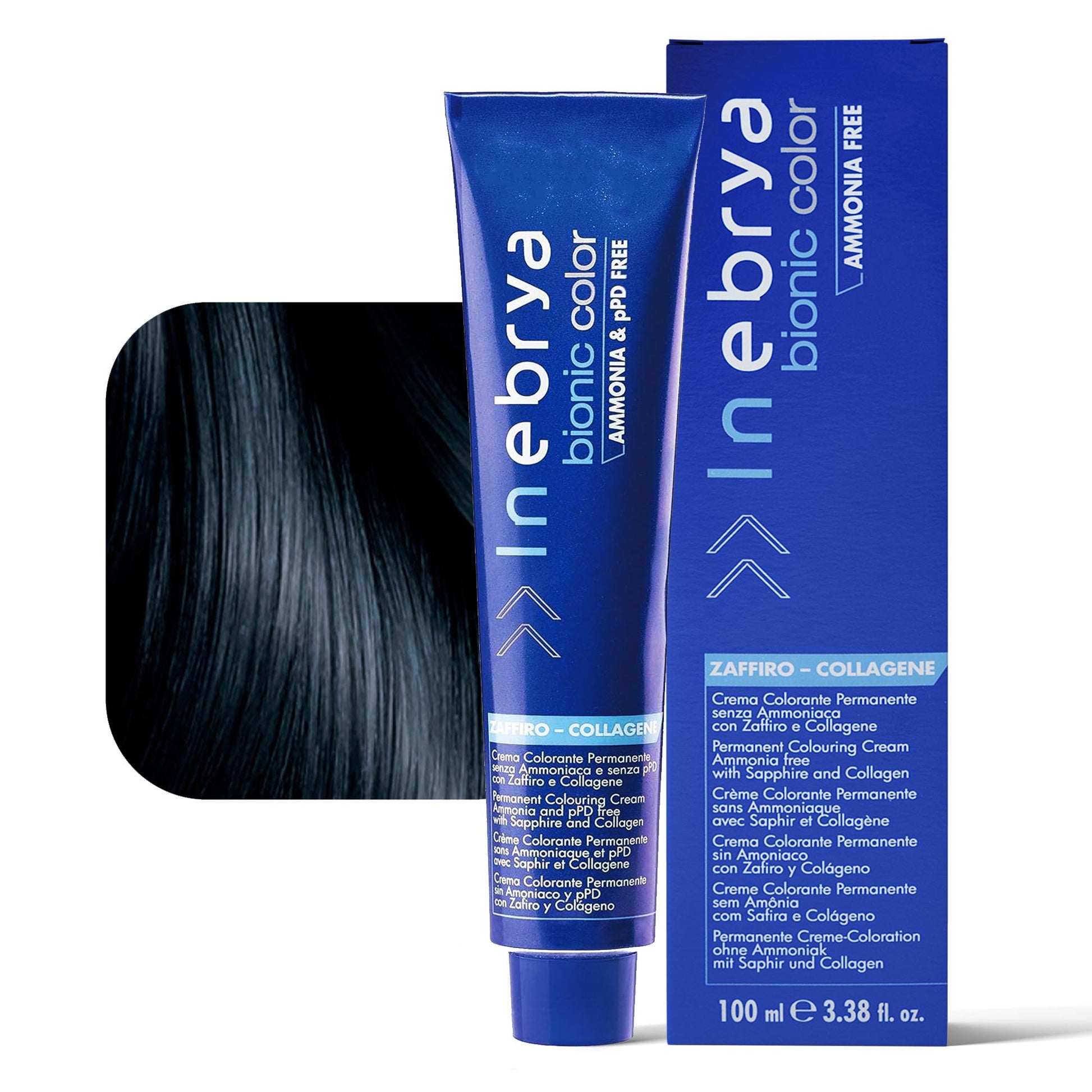 Inebrya Bionic Color Tintura per Capelli 100ml - 1.10