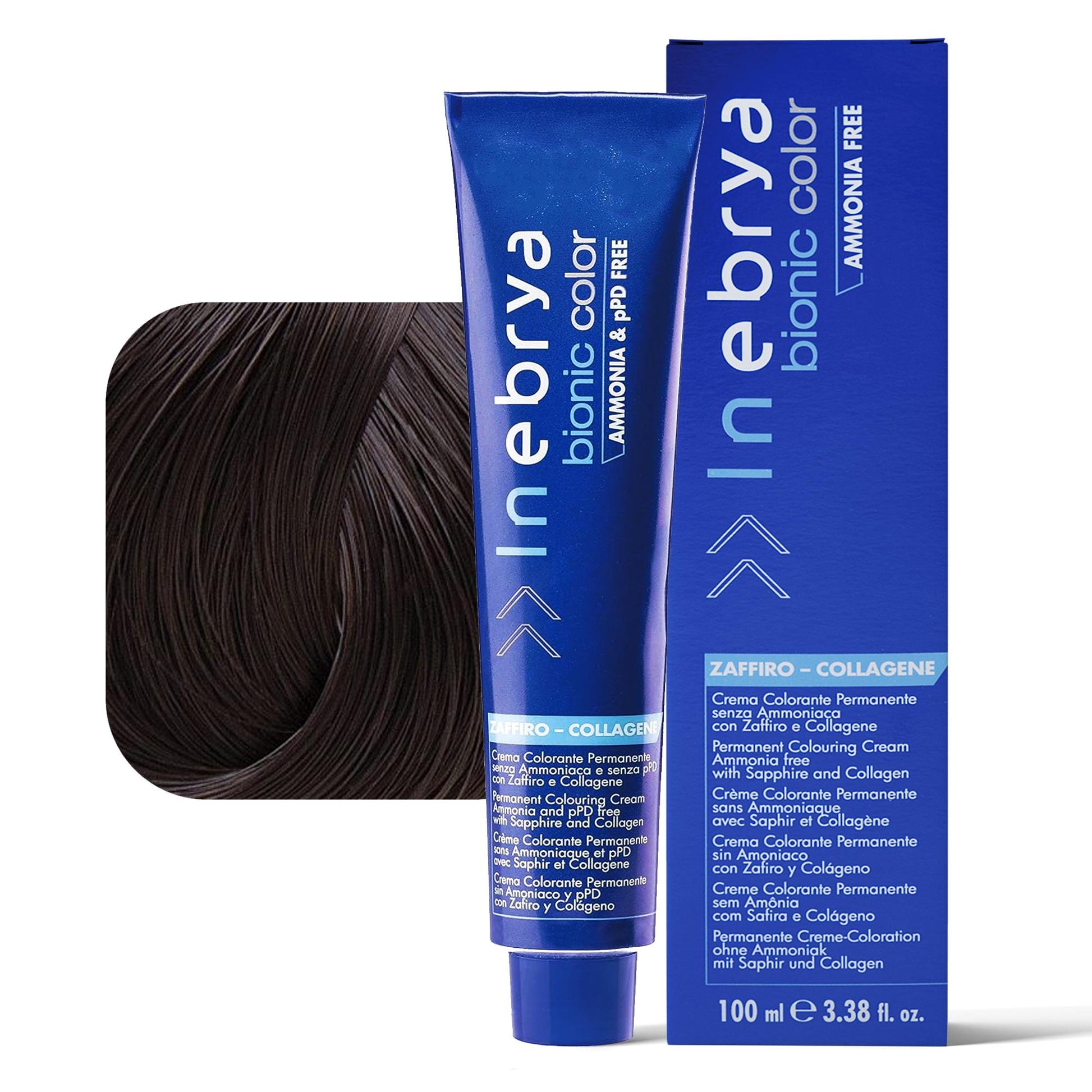 Inebrya Bionic Color Tintura per Capelli 100ml - 4.5
