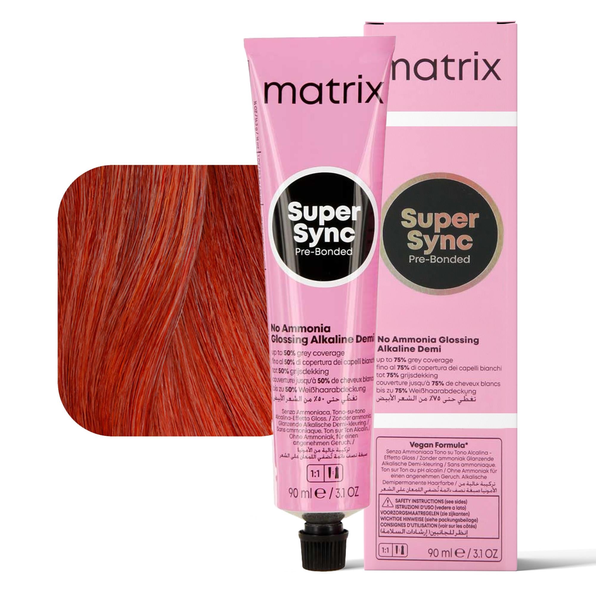 Matrix Super Sync Tono su Tono Tintura 90ml - 7RR+