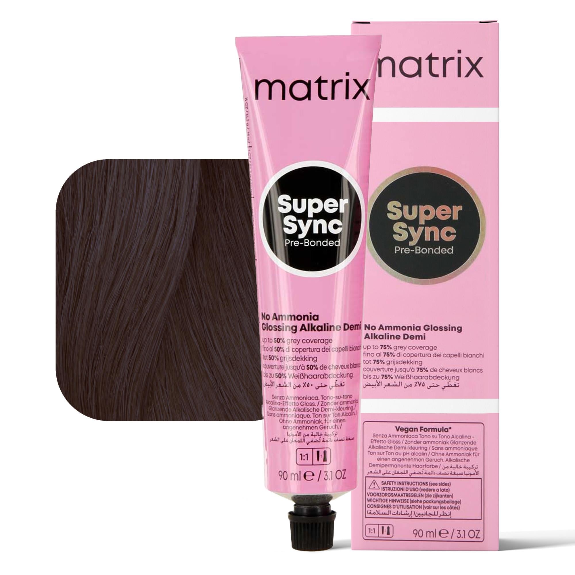 Matrix Super Sync Tono su Tono Tintura 90ml - 4BR
