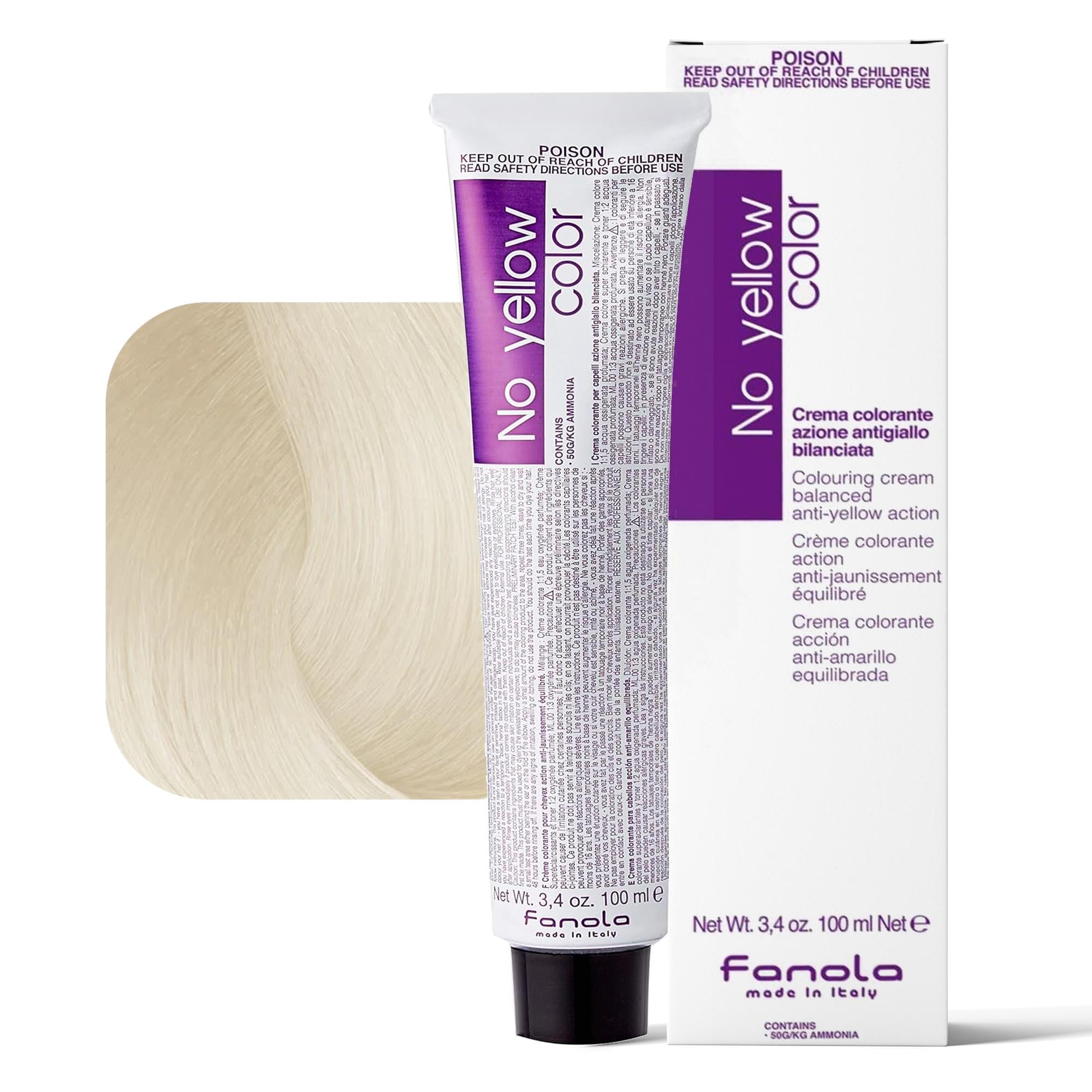 Fanola No Yellow Color Antigiallo Tintura per Capelli 100ml - S.1322