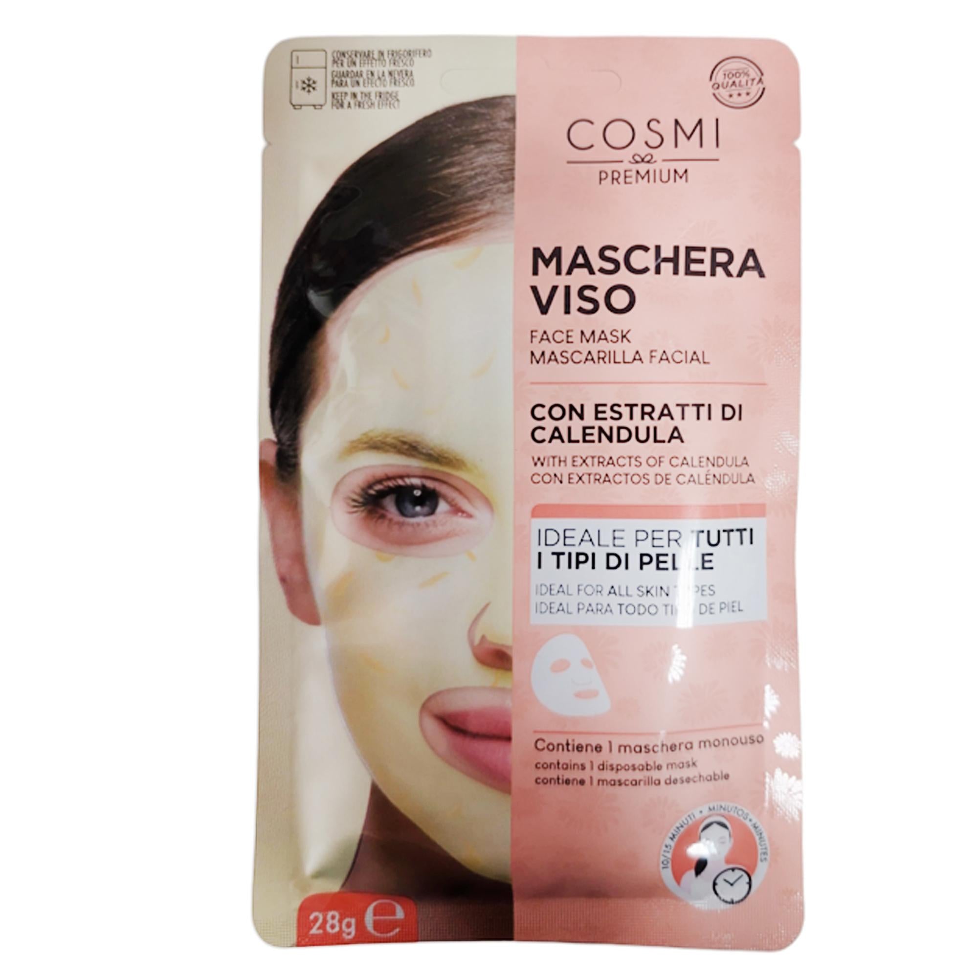 Cosmi Maschera Viso in Tessuto - Estratti di Calendula