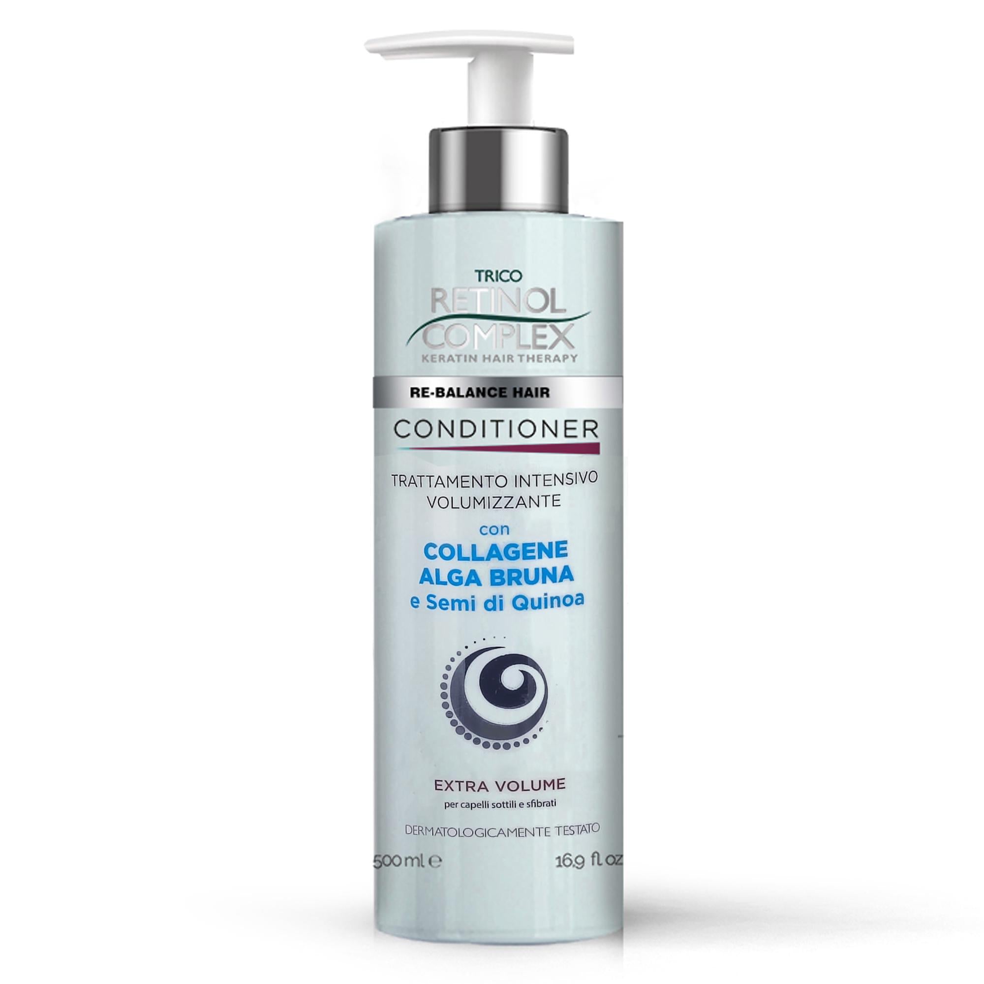 Trico Retinol Complex Conditioner Volumizzante con Collagene e Semi di Quinoa - 500ml