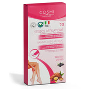 Cosmi Strisce Depilatorie Gambe e Corpo Pelli Normali 20pz - Bacche di Acai