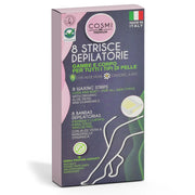 Cosmi Strisce Depilatorie Gambe e Corpo Tutte le Pelli 8pz - Aloe e Camomilla