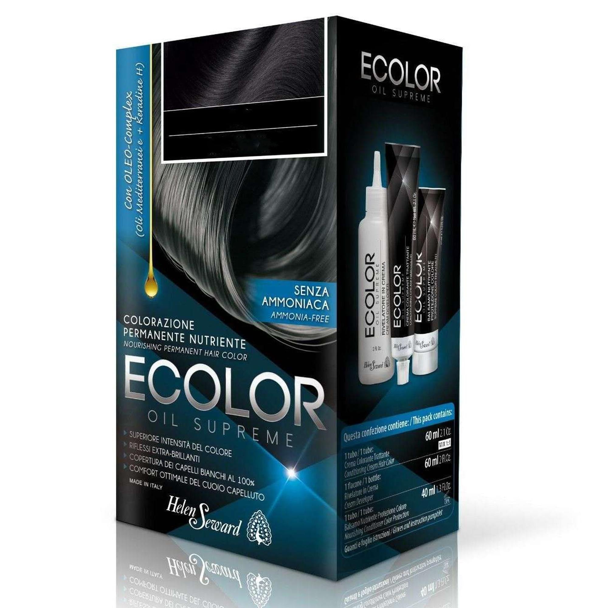 Helen Seward Ecolor Oil Supreme - 10 Nero