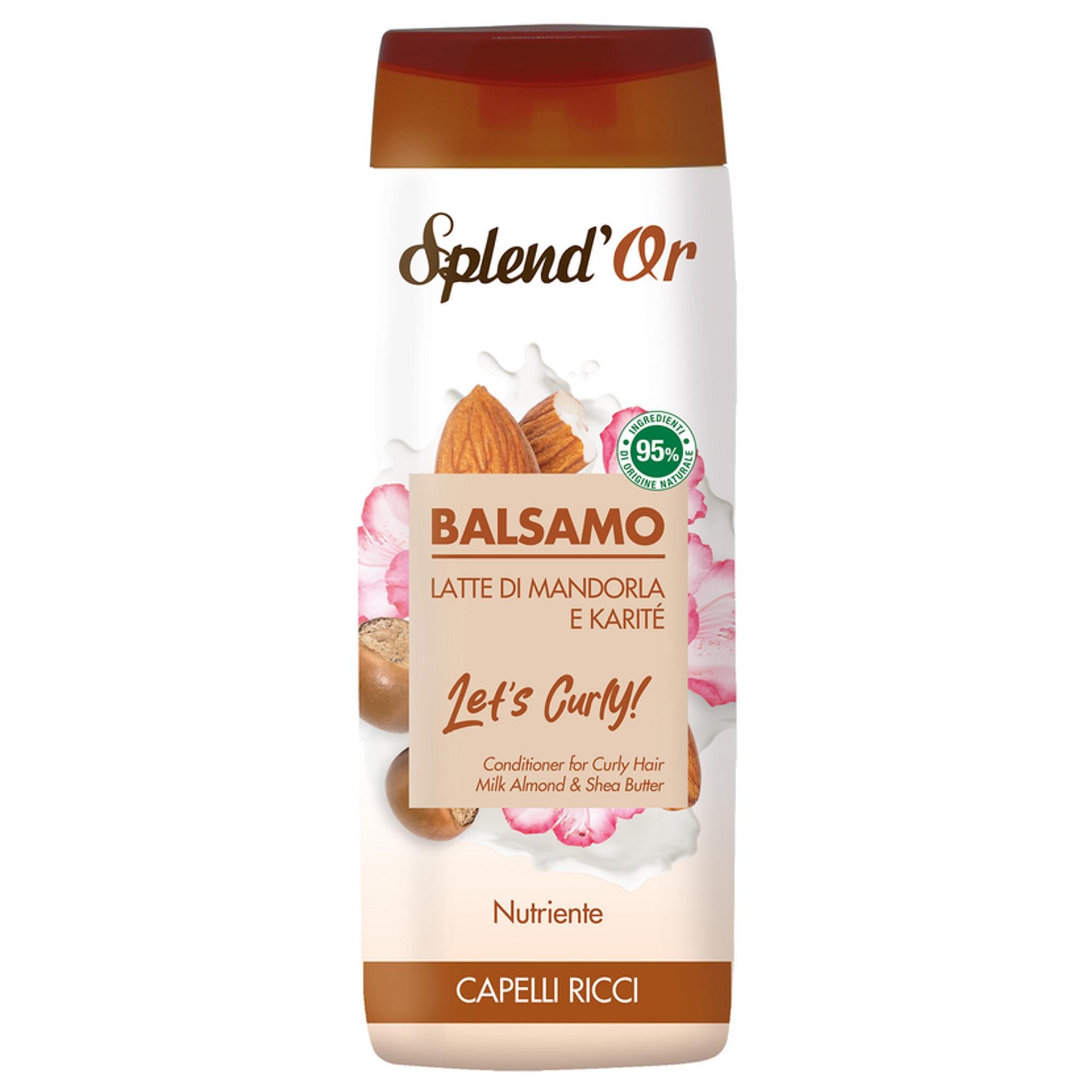Splendor Balsamo Let's Curly 300ml - Karite e Mandorla
