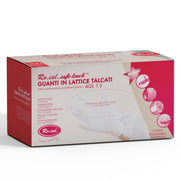 Roial Safe Touch Guanti in Lattice Talcati Bianco 100pz - S
