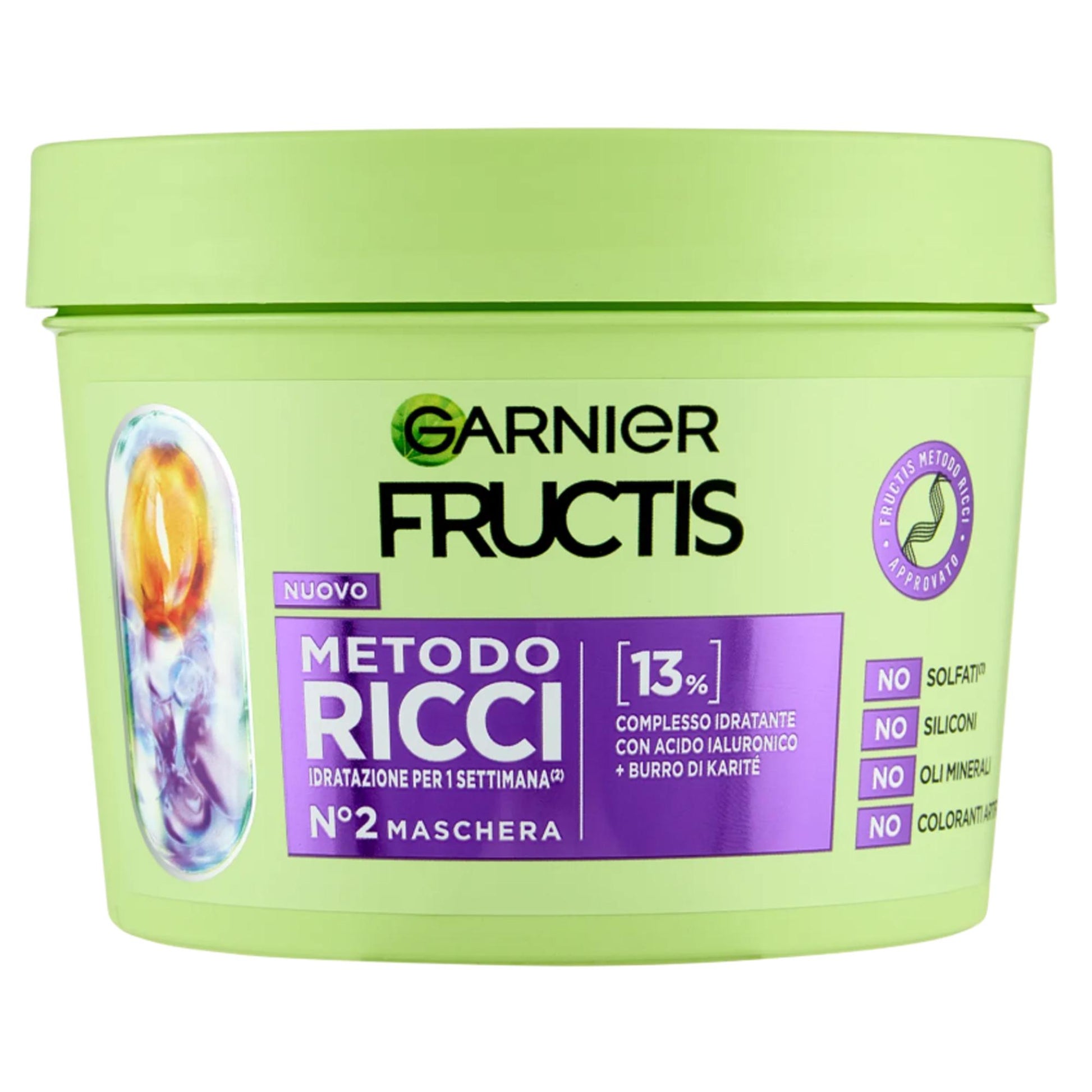 Garnier Fructis Maschera Metodo Ricci - 370ml