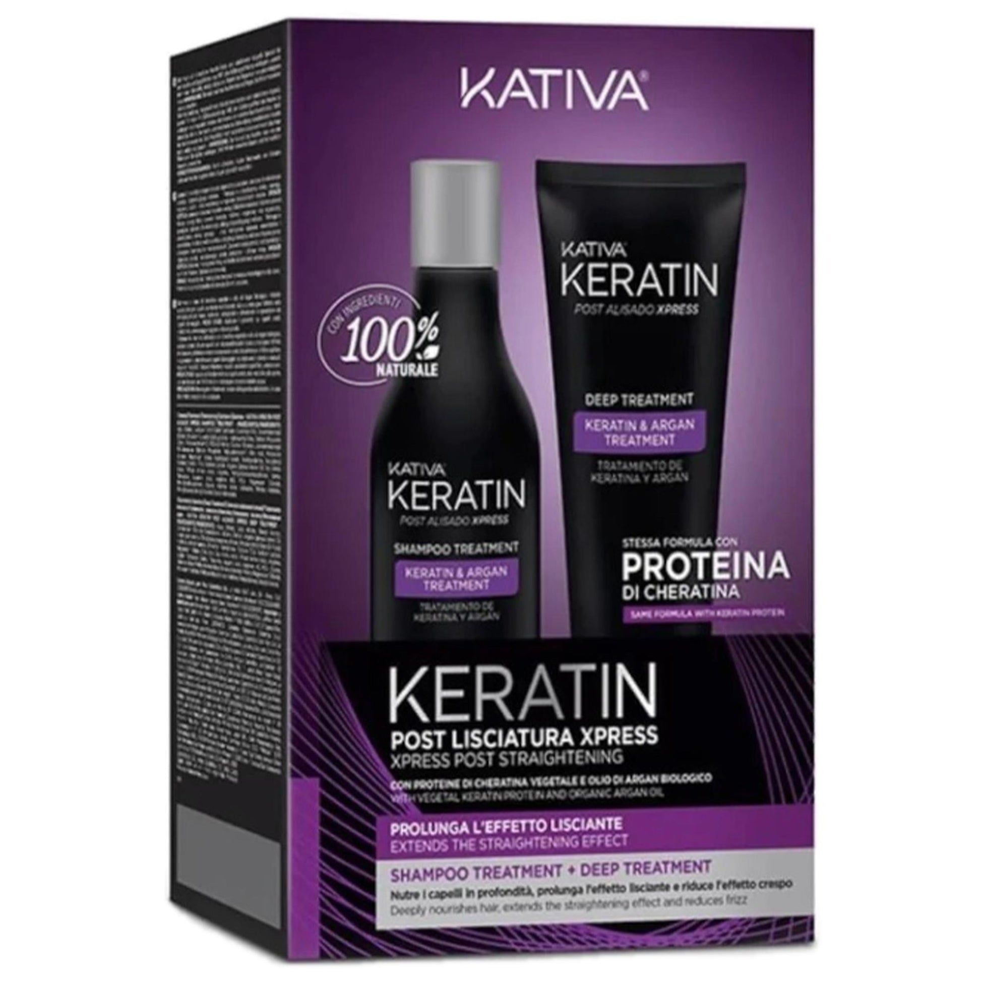 Kativa Keratin Kit Post Stiratura Xpress